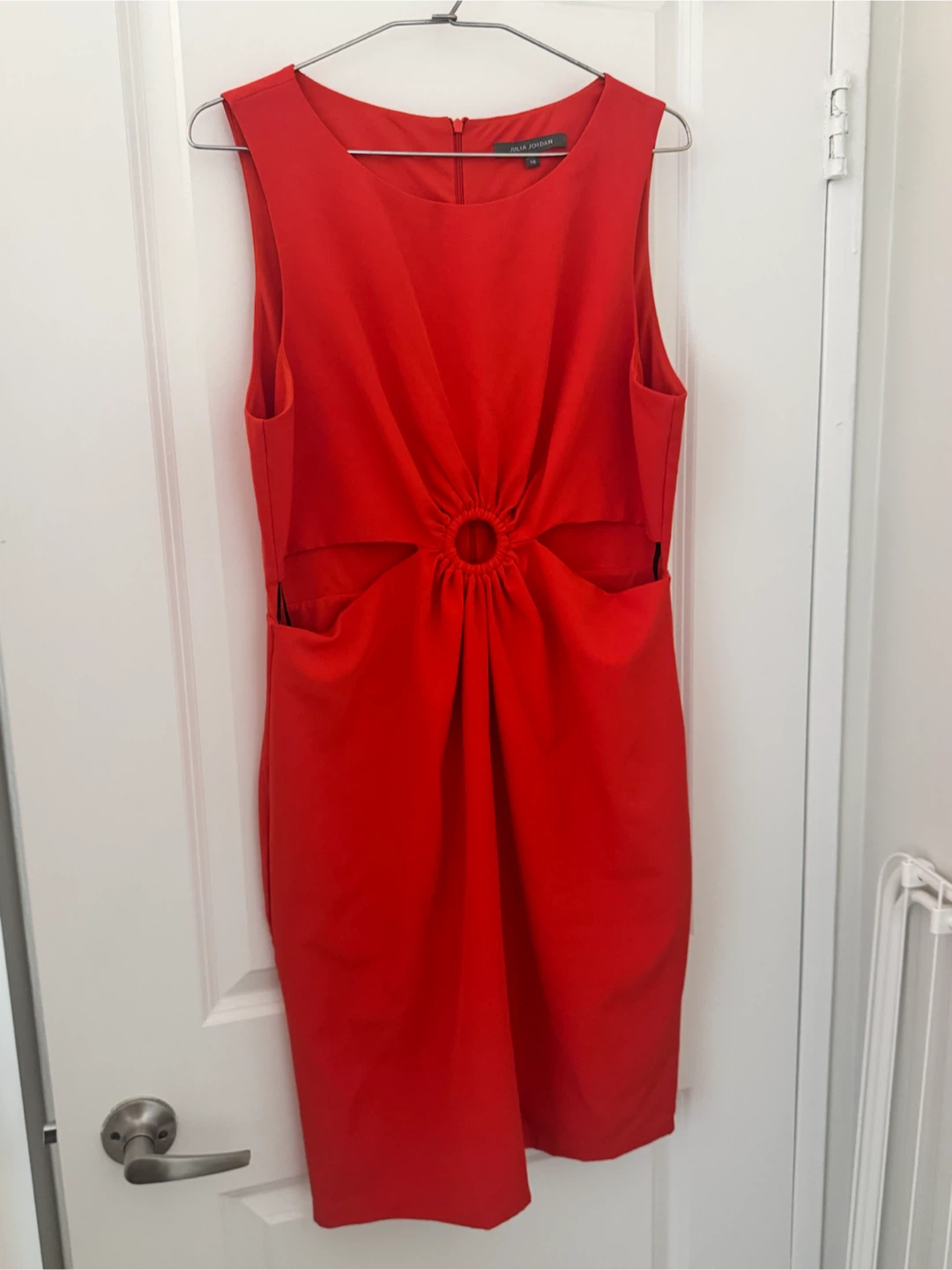 Julia Jordan Red Cut-Out Dress Size 14