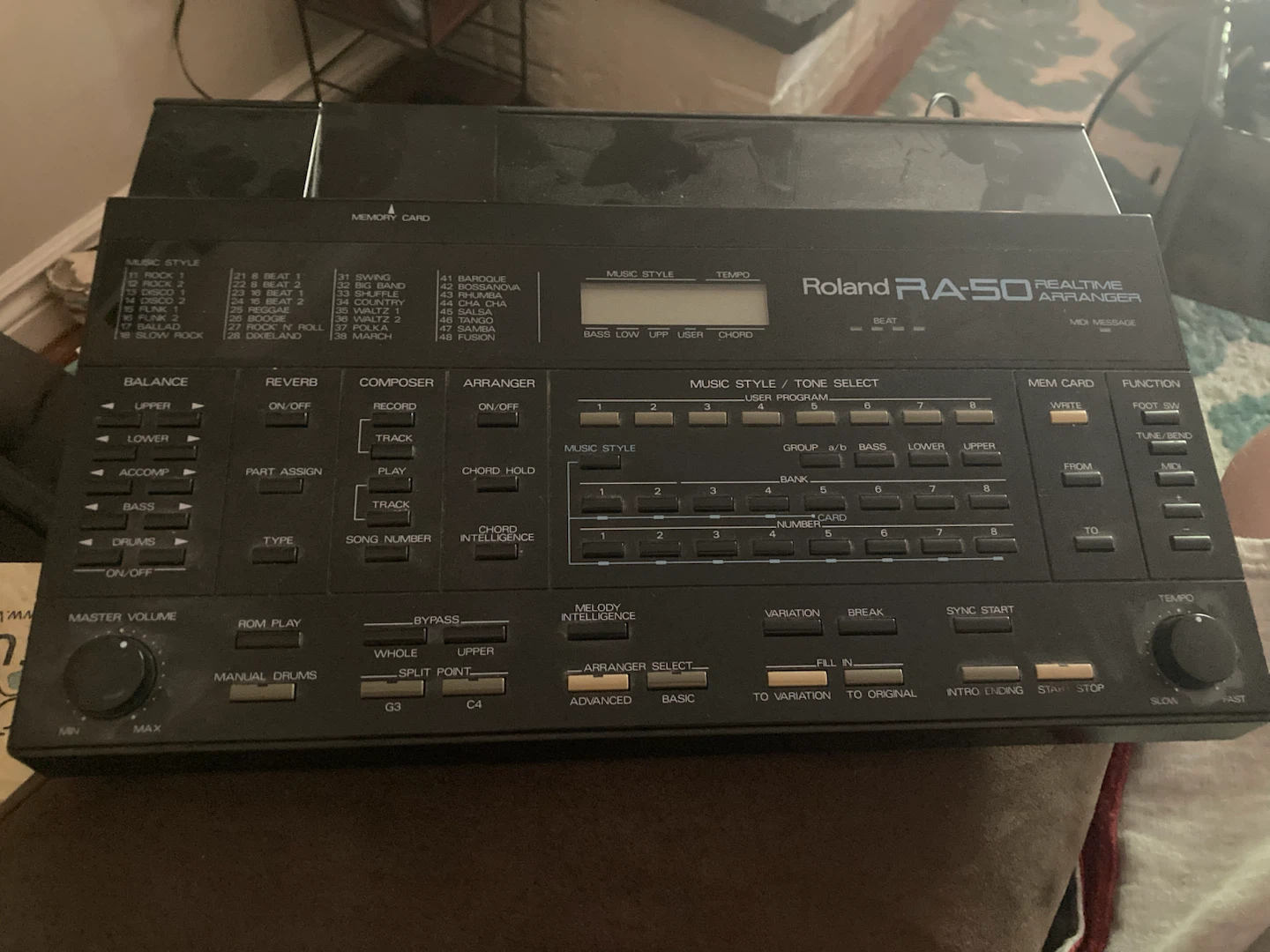 Roland RA-50 Realtime Arranger - Untested - No Power Cord