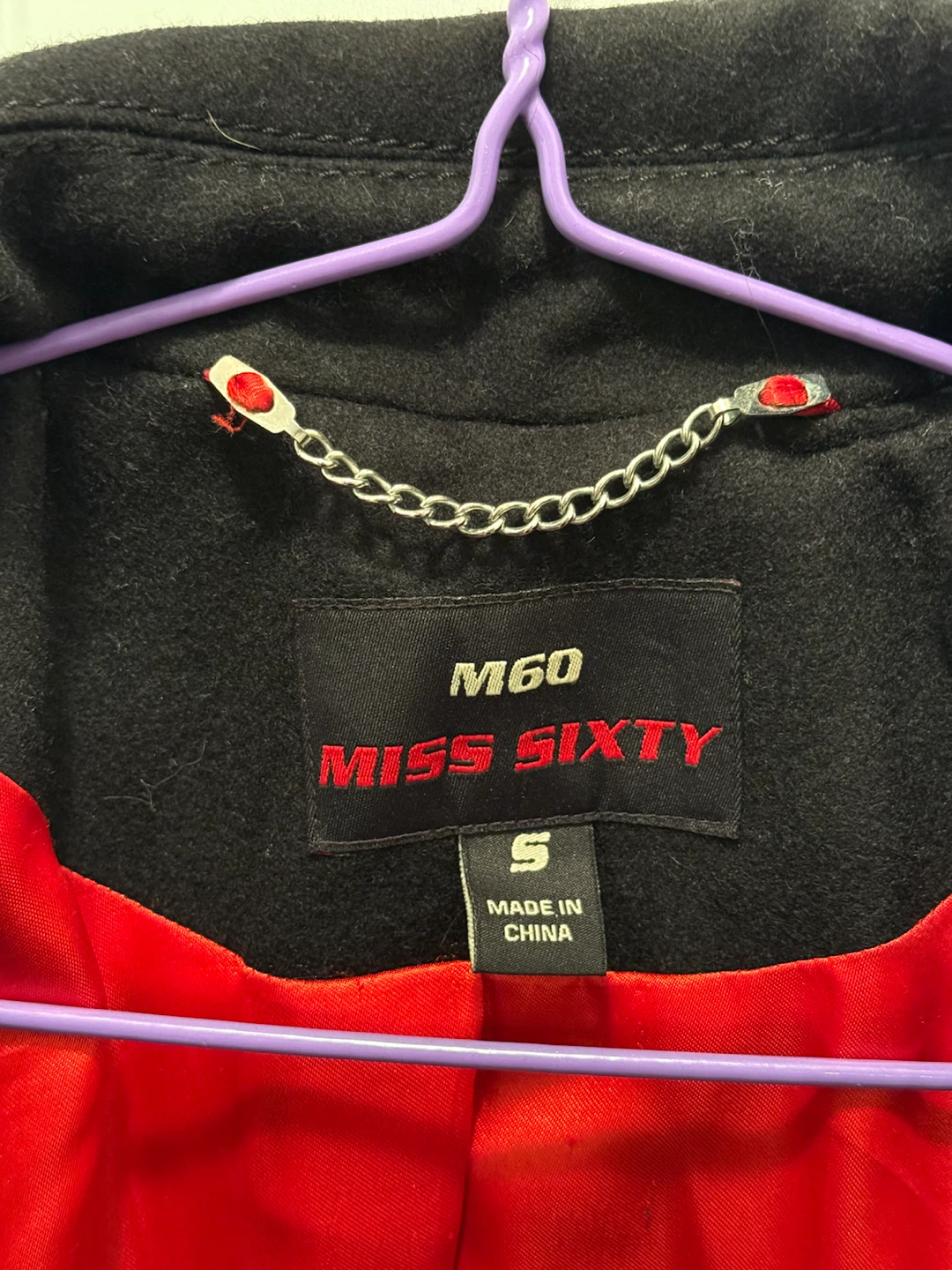 Miss Sixty Black Pea Coat (Size Small) - photo 5