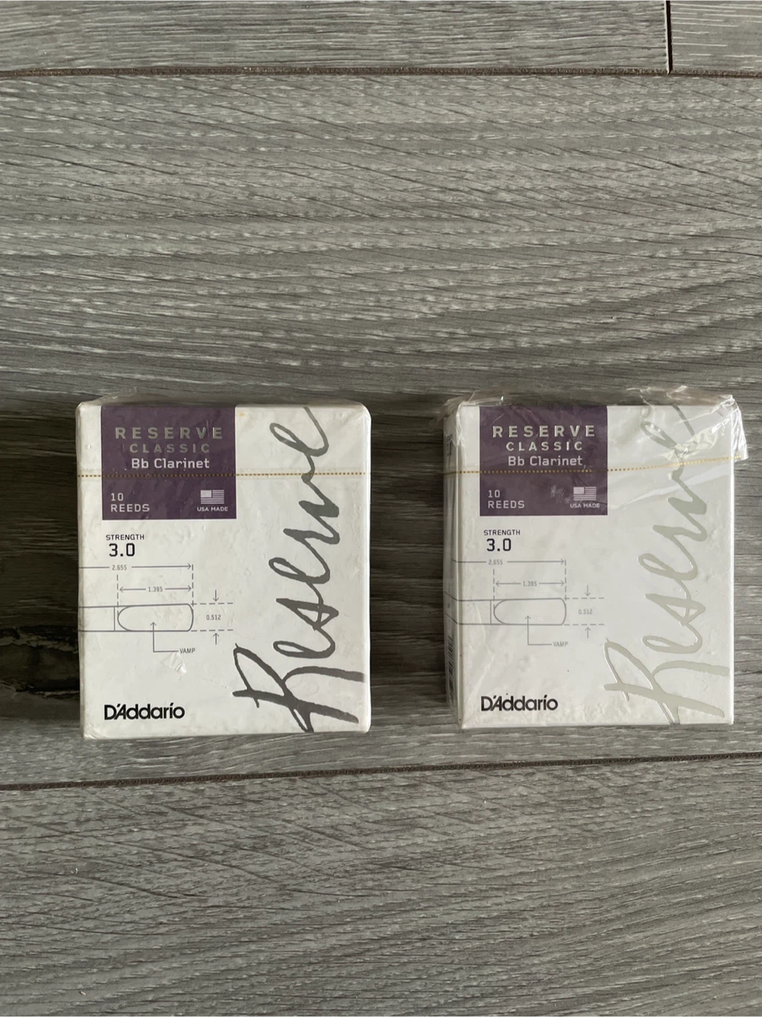 🏈 2 boxes 3.0 D'Addario Clarinet Reeds