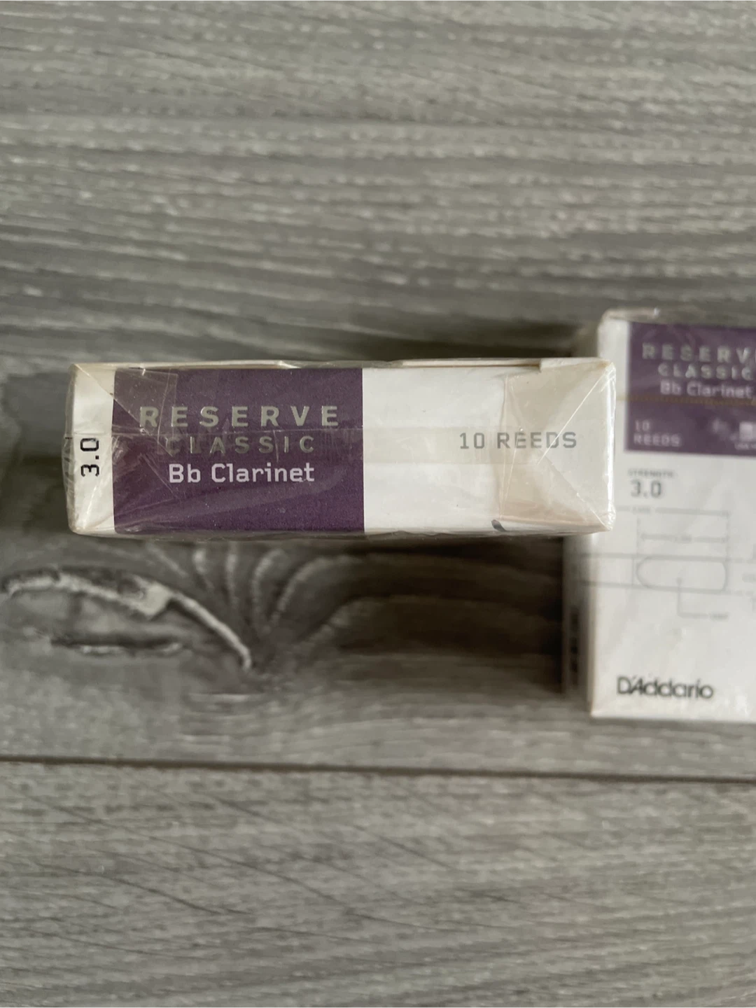 🏈 2 boxes 3.0 D'Addario Clarinet Reeds - photo 2