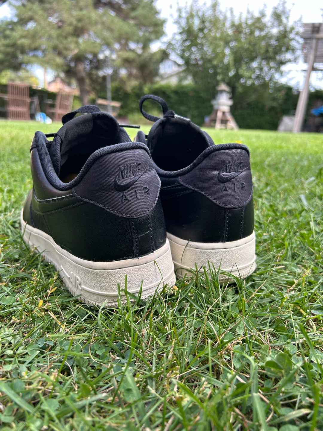 Mens Nike Air Force 1 Black Sneakers - size 11 - photo 3