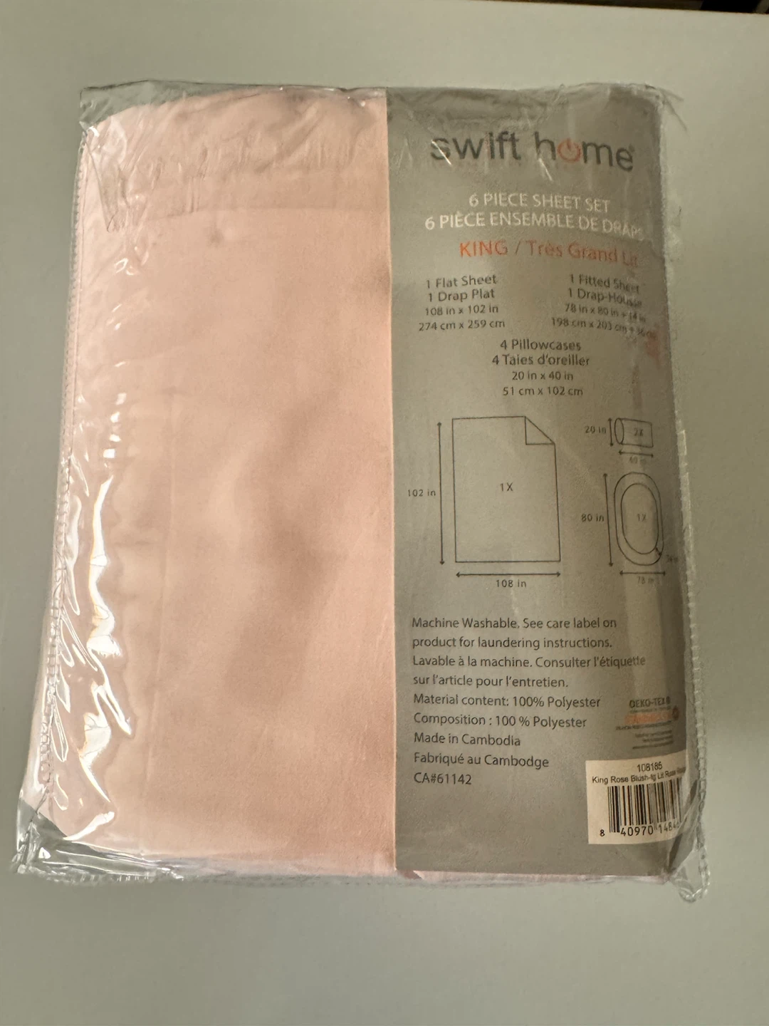 King size 6 piece sheet set new $20 firm.🏈 - photo 2