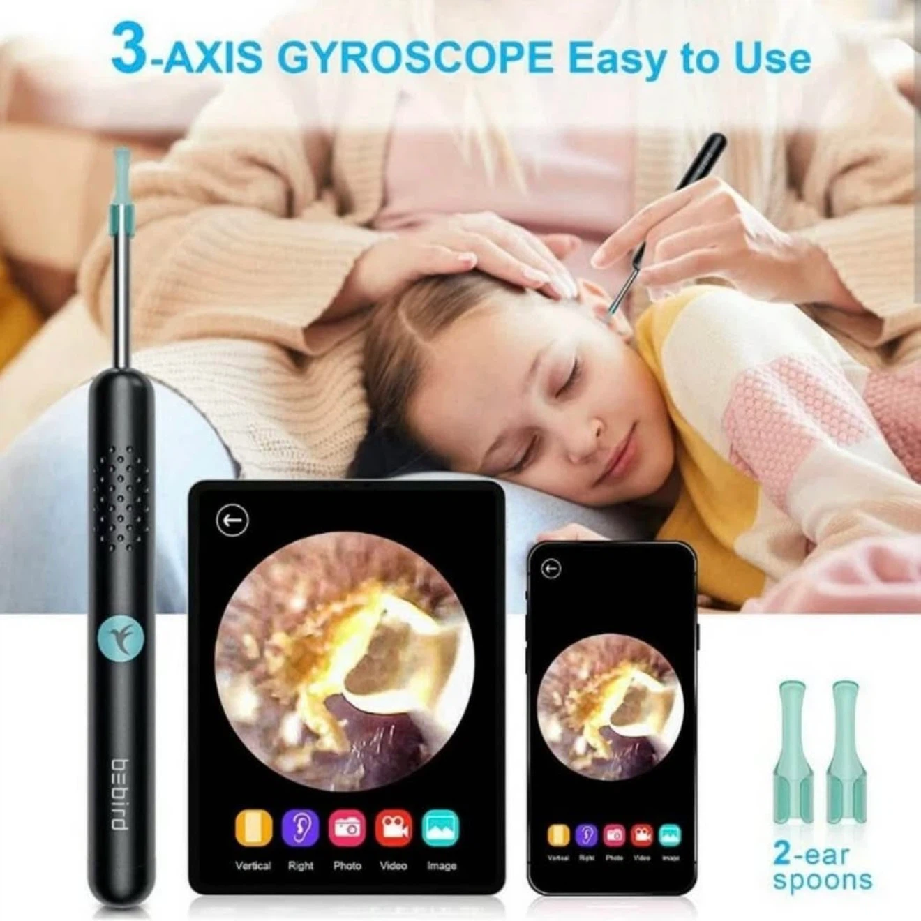 Smart Ear Cleaner with Camera – Rechargeable Ear Wax Removal - photo 5