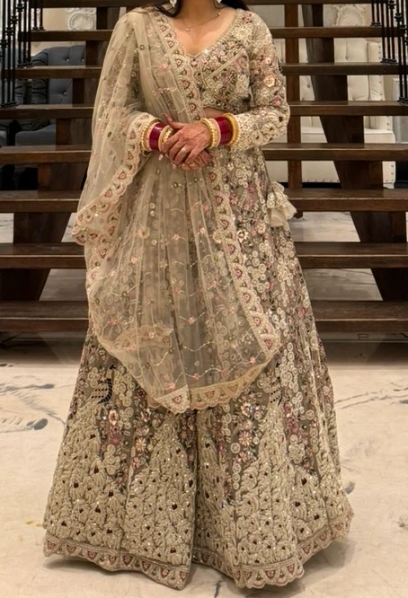 Embroidered Bridal Lehenga Set