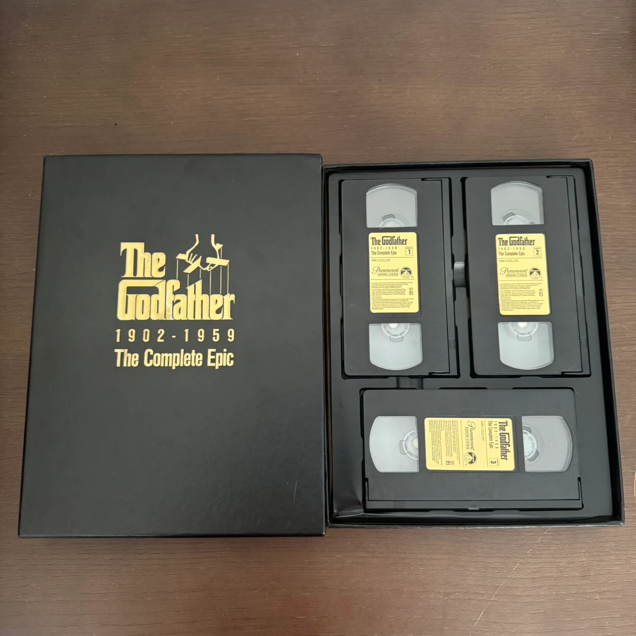 The Godfather 1902-1959 The Complete Epic VHS Set 🏈