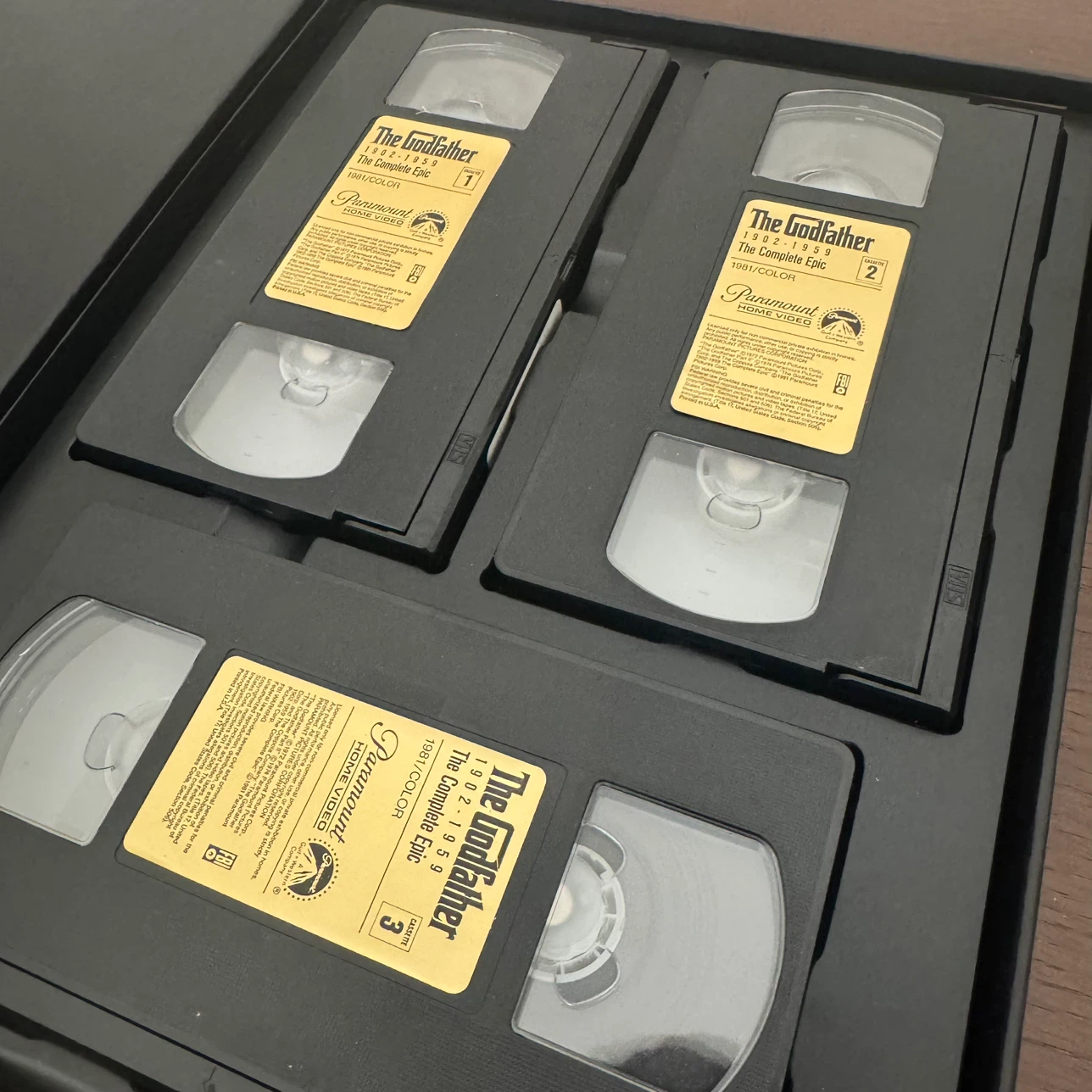 The Godfather 1902-1959 The Complete Epic VHS Set 🏈 - photo 2