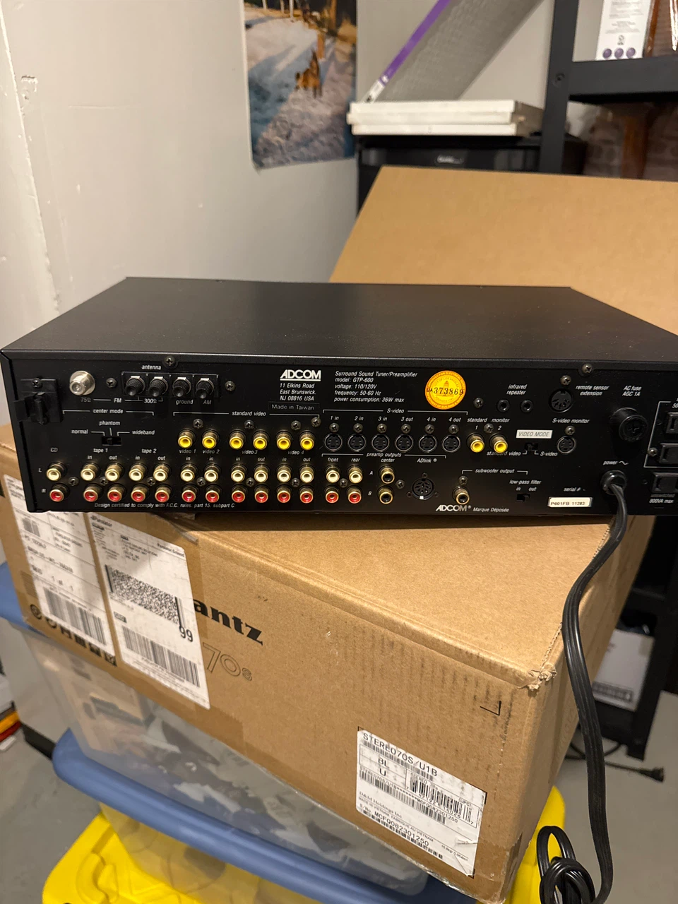 Adcom GTP-600 Surround Sound Tuner/Preamplifier - photo 2