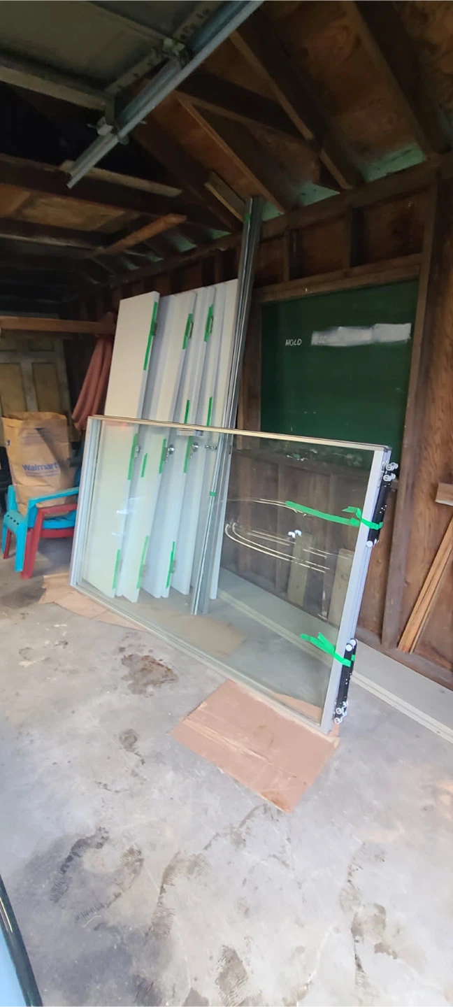 NEW Interior Doors + Aluminum Sliding Glass Closet Doors