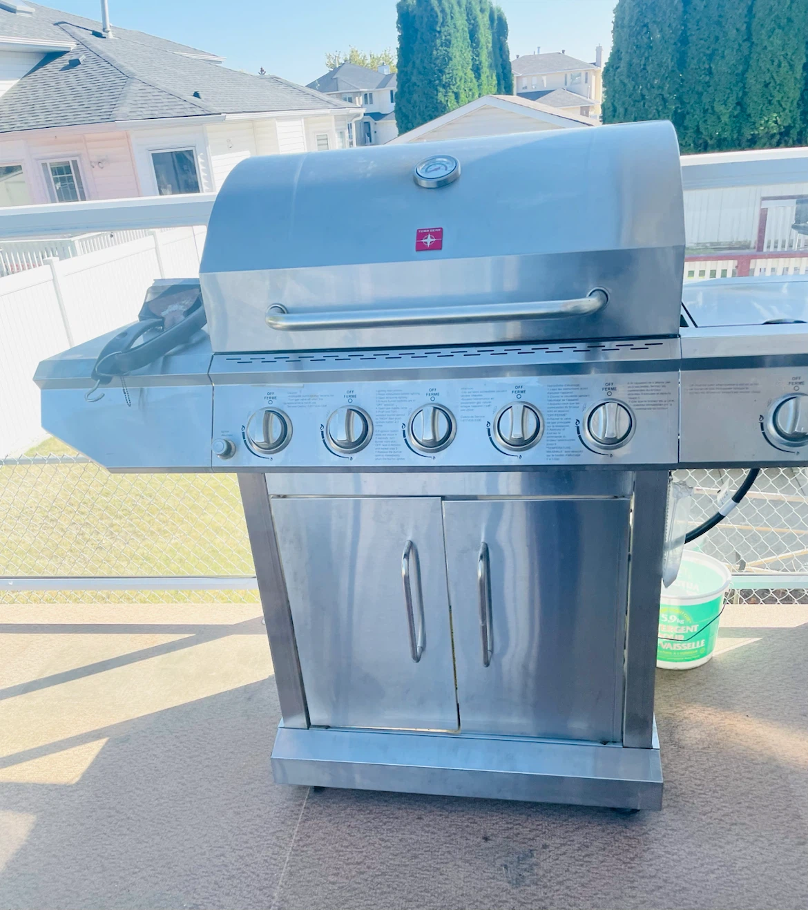 Stainless Steel 5-Burner Propane BBQ Grill - photo 5