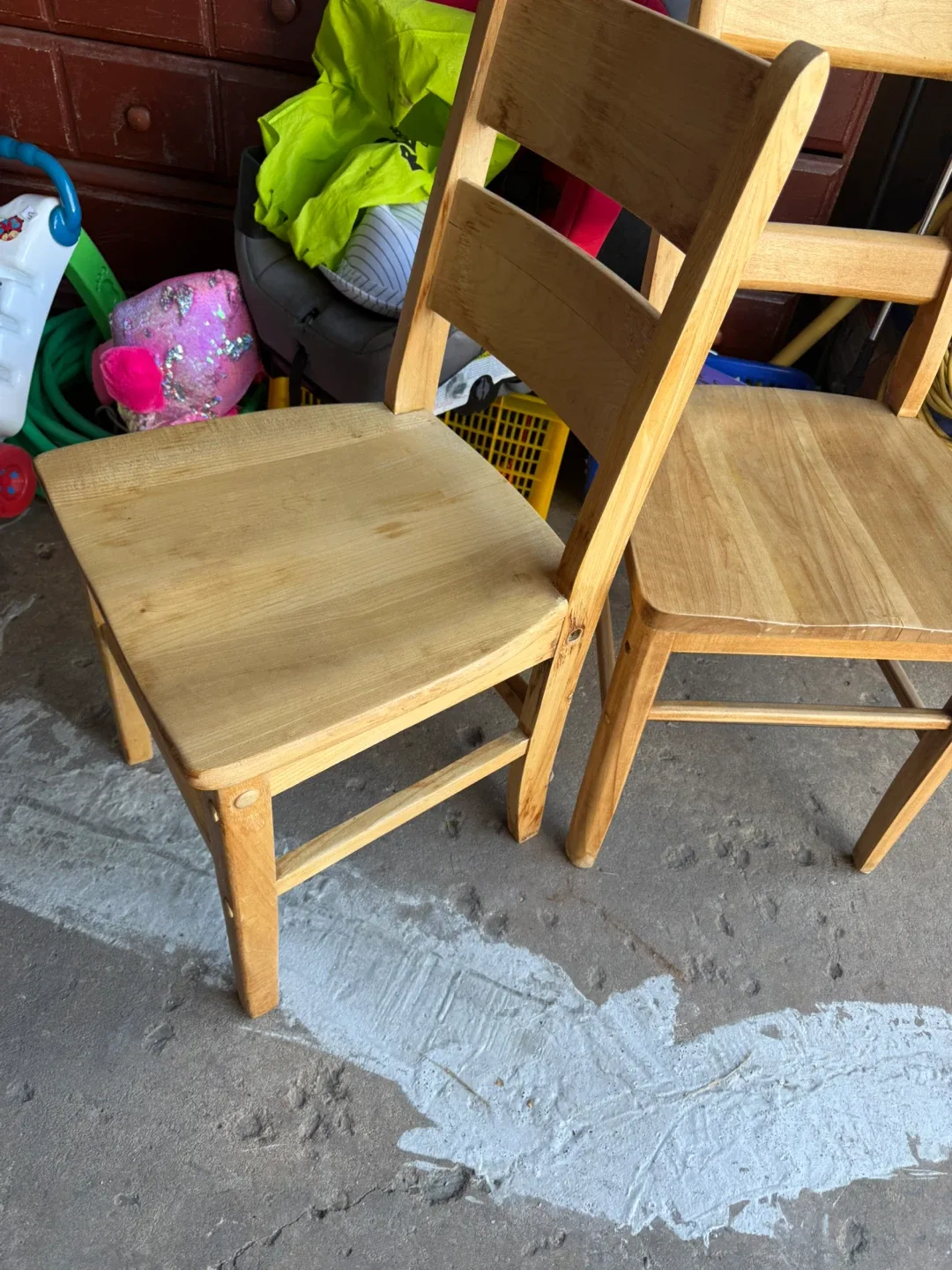 4 Wooden Dining Chairs