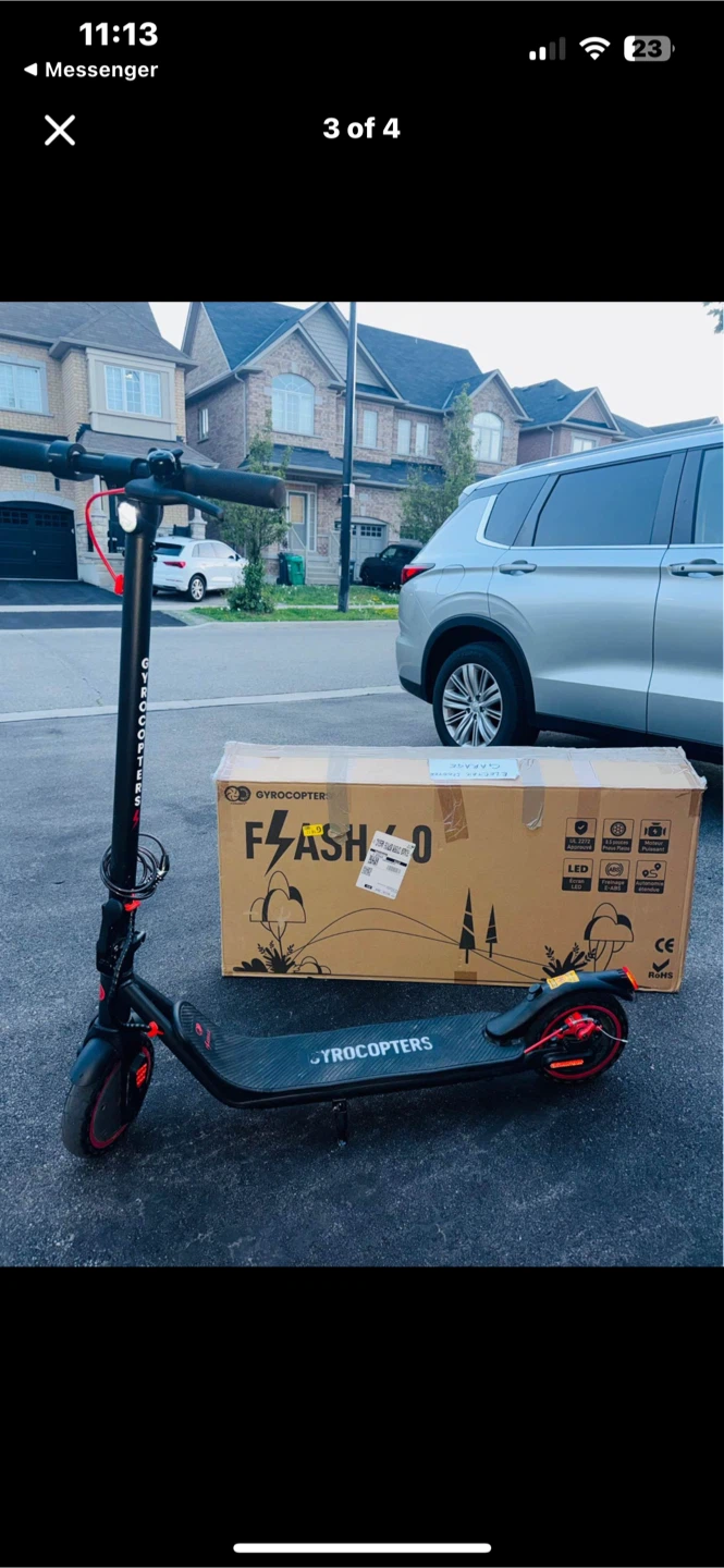 Gyrocopters Flash 4.0 Electric Scooter - photo 3