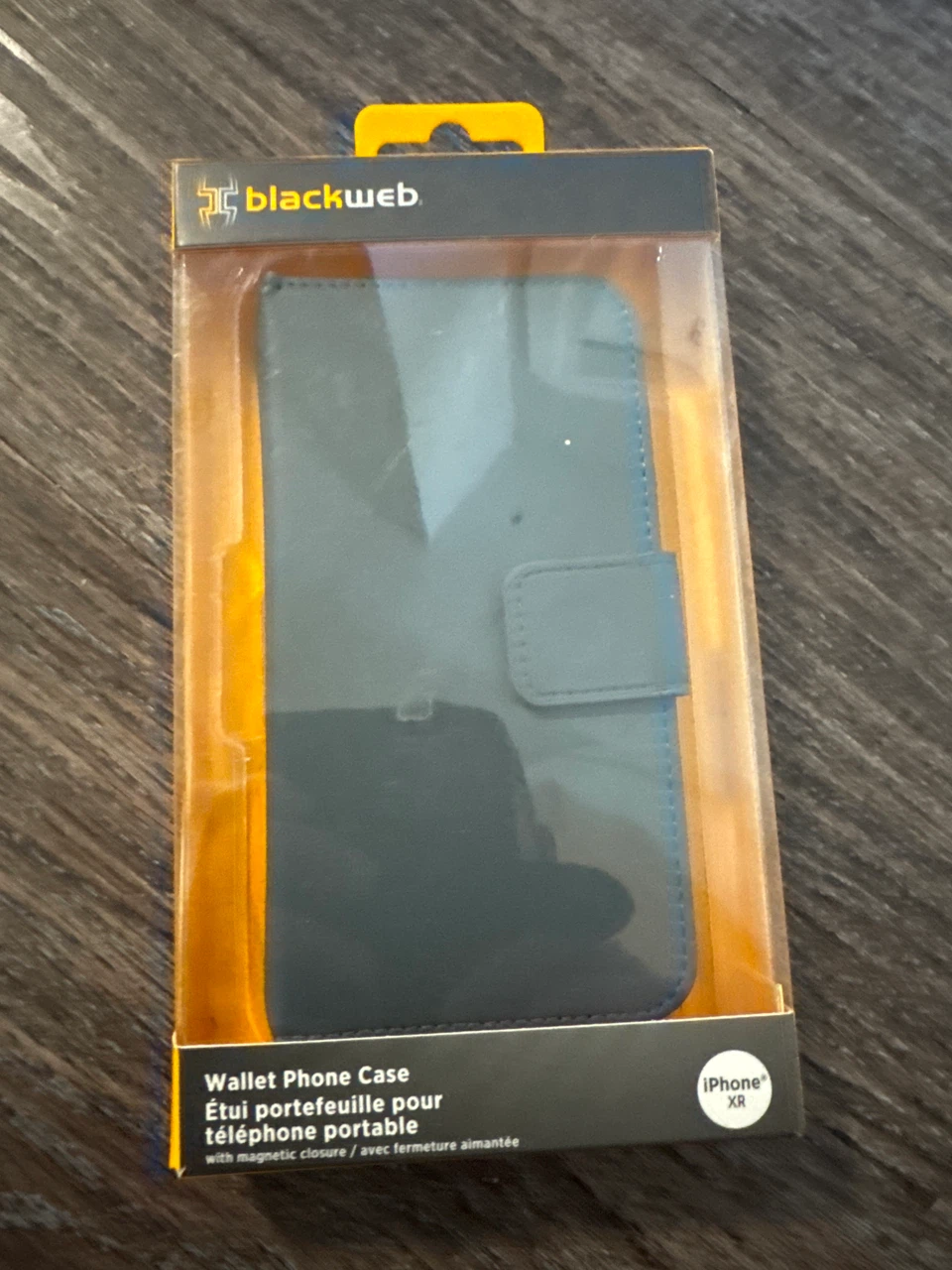 Blackweb Wallet Phone Case for iPhone XR
