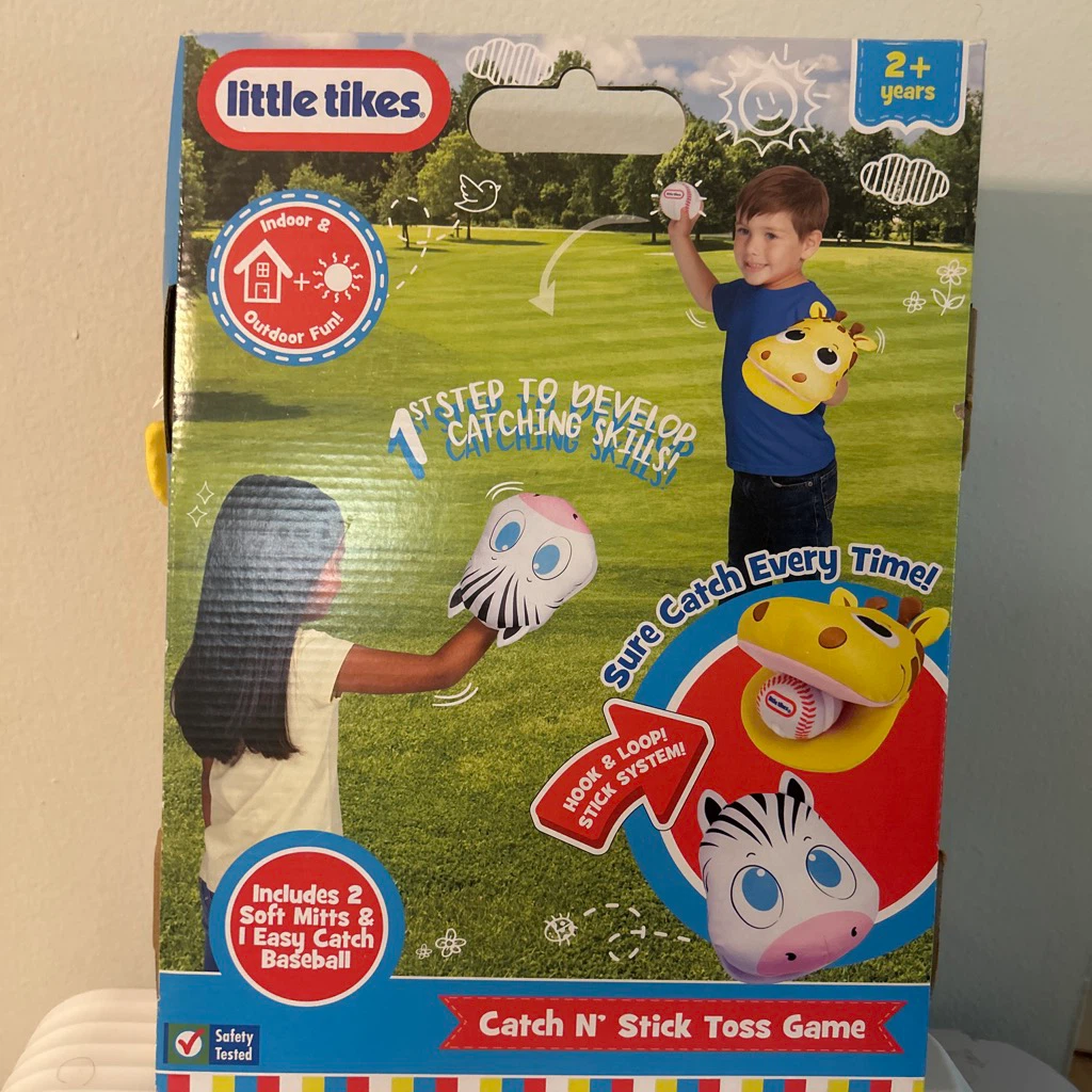 Little Tikes 🏈 Catch N' Stick Toss Game - photo 3