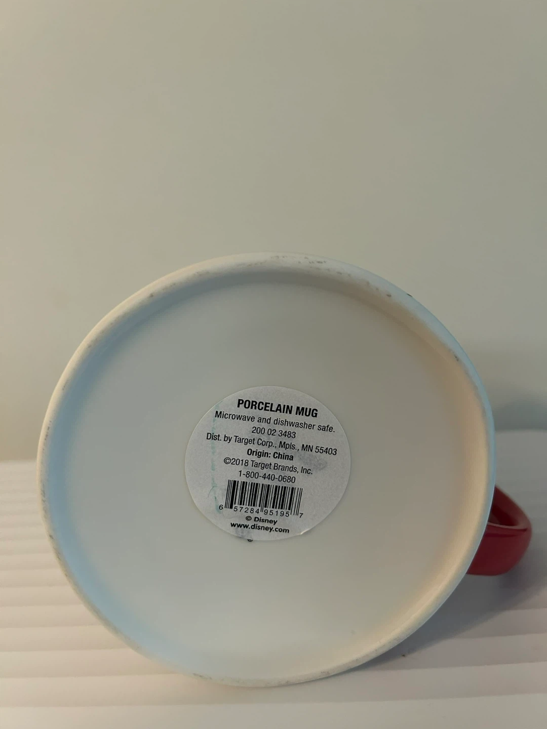 Disney 🏈 Mickey Mouse Porcelain Mug - photo 2
