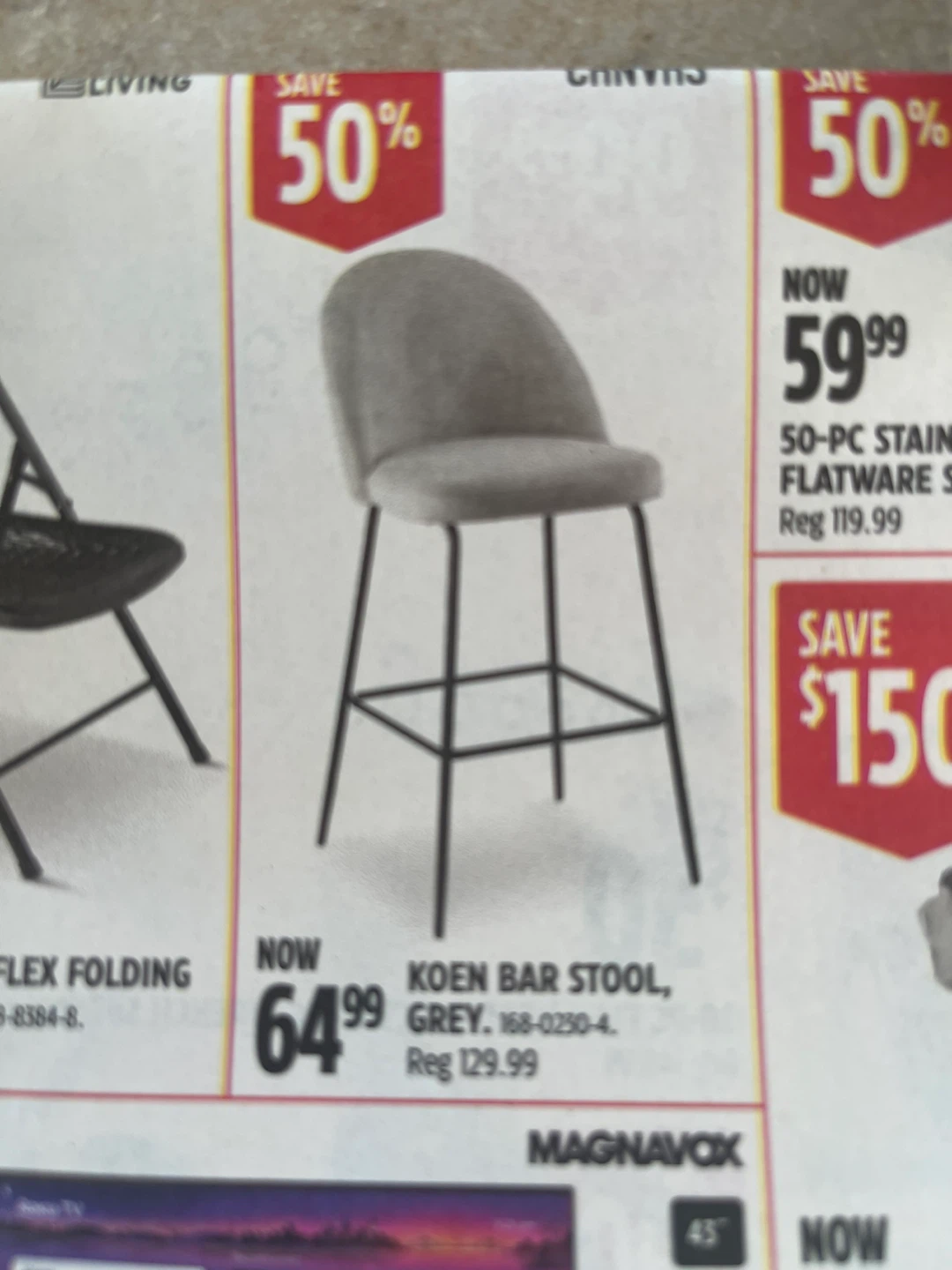 NEW Swivel Bar Stool with Backrest - photo 5