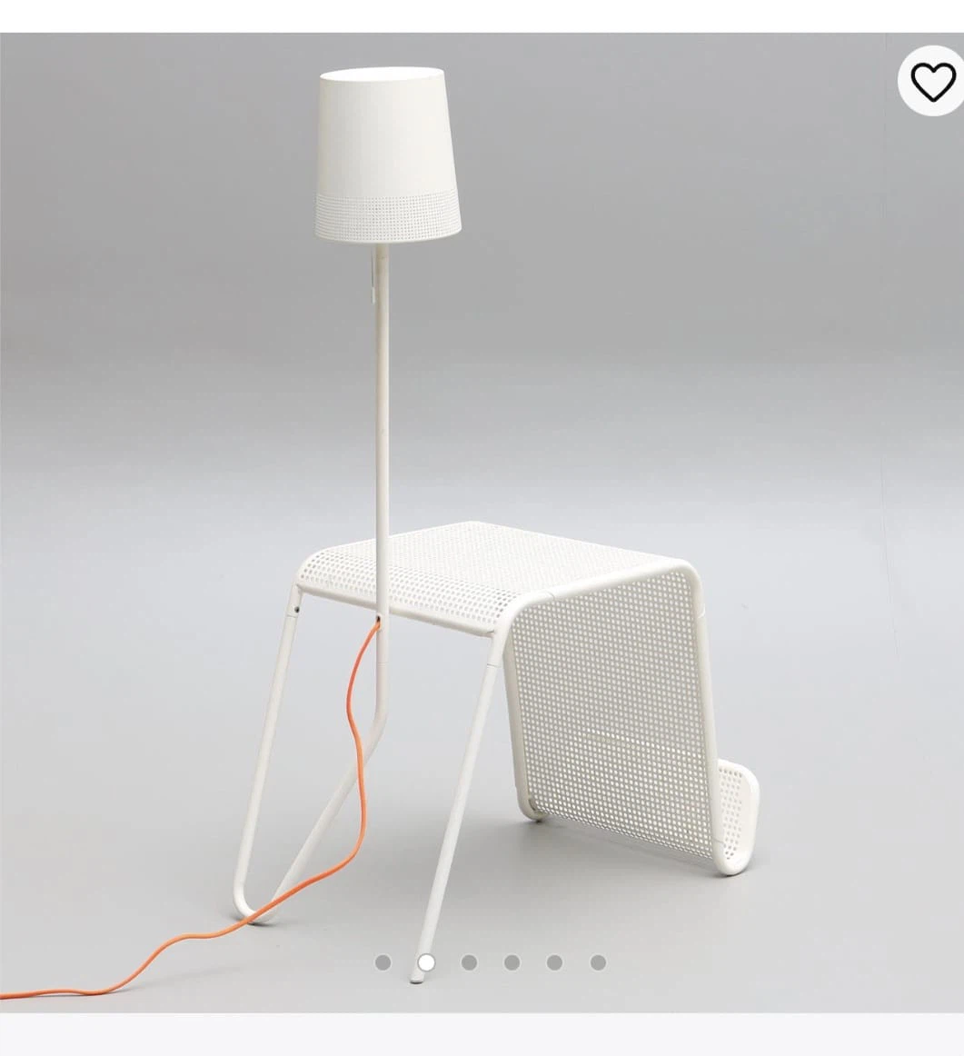 Vintage IKEA PS Tomek Rygalik Floor Lamp / Side Table