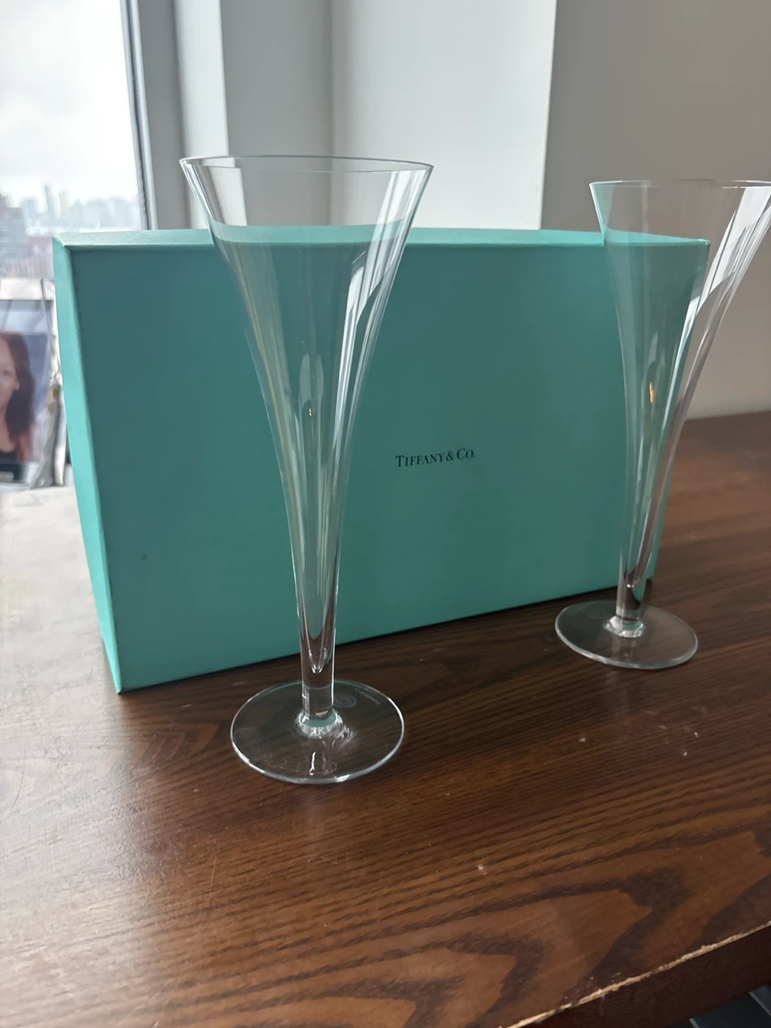 Tiffany & Co. Champagne Flutes Set