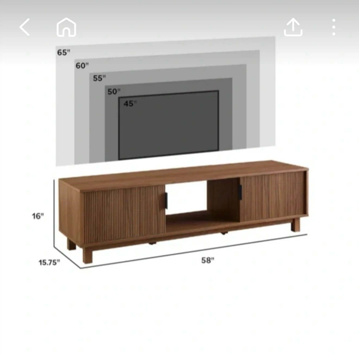2 Door TV Stand - photo 2