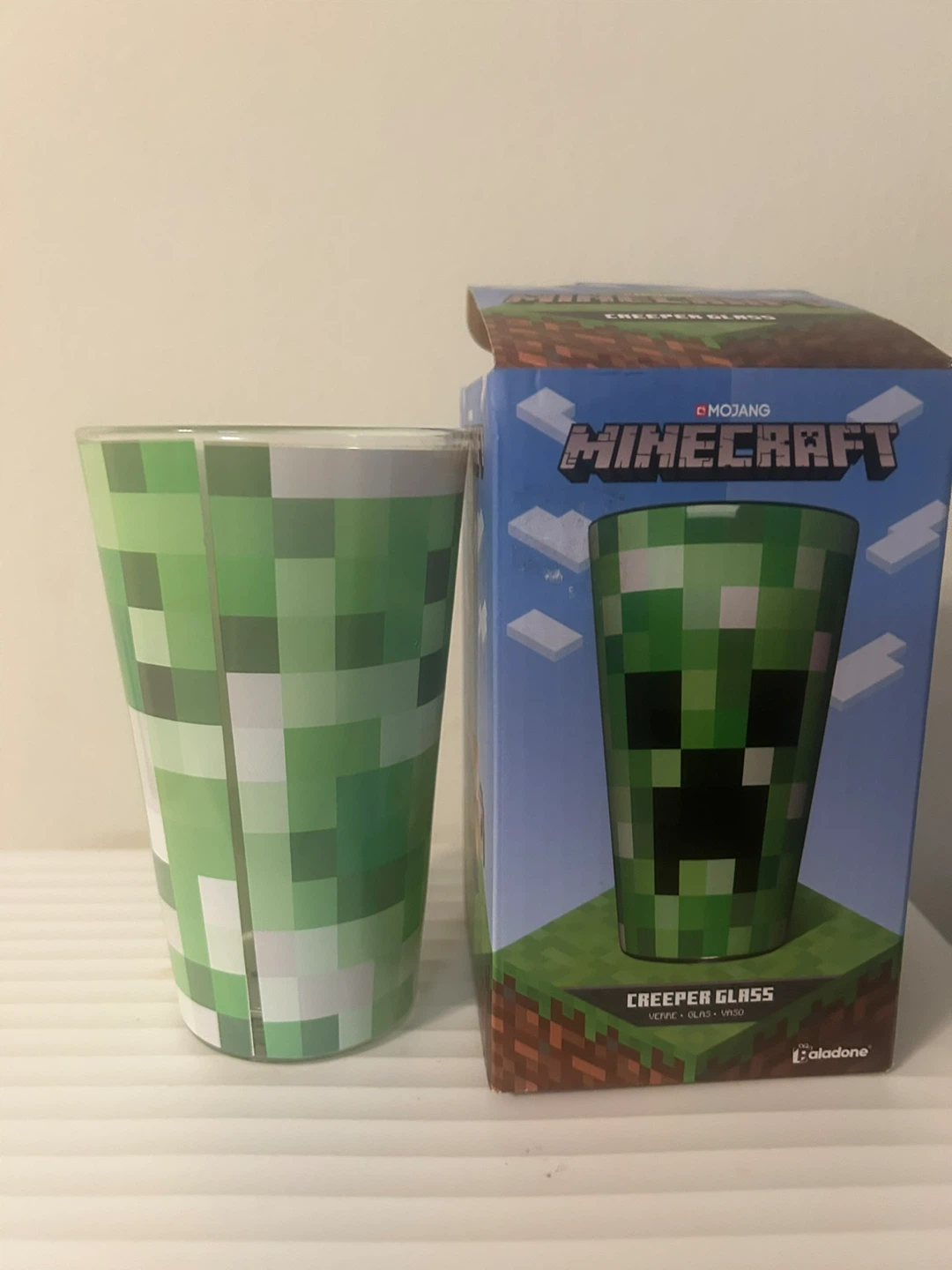 Minecraft Creeper 🏈 Glass with Box - photo 2