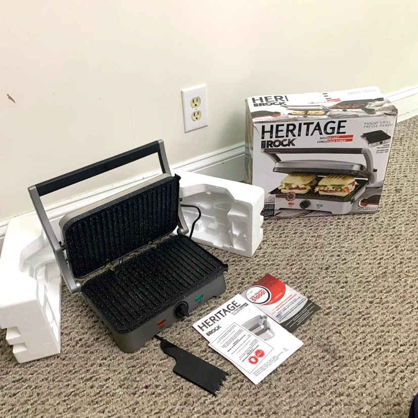 Panini Press Sandwich Grill Countertop Cooking Appliance