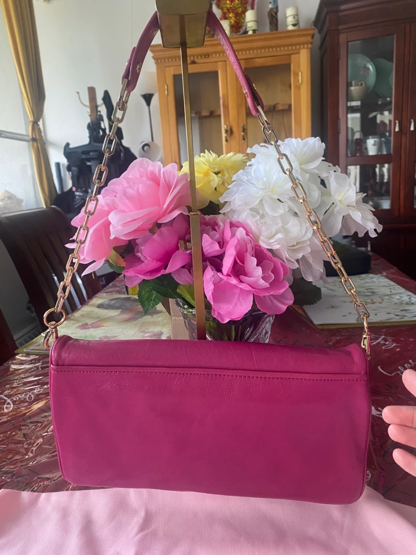 Tory Burch Hot Pink Leather Handbag - photo 3