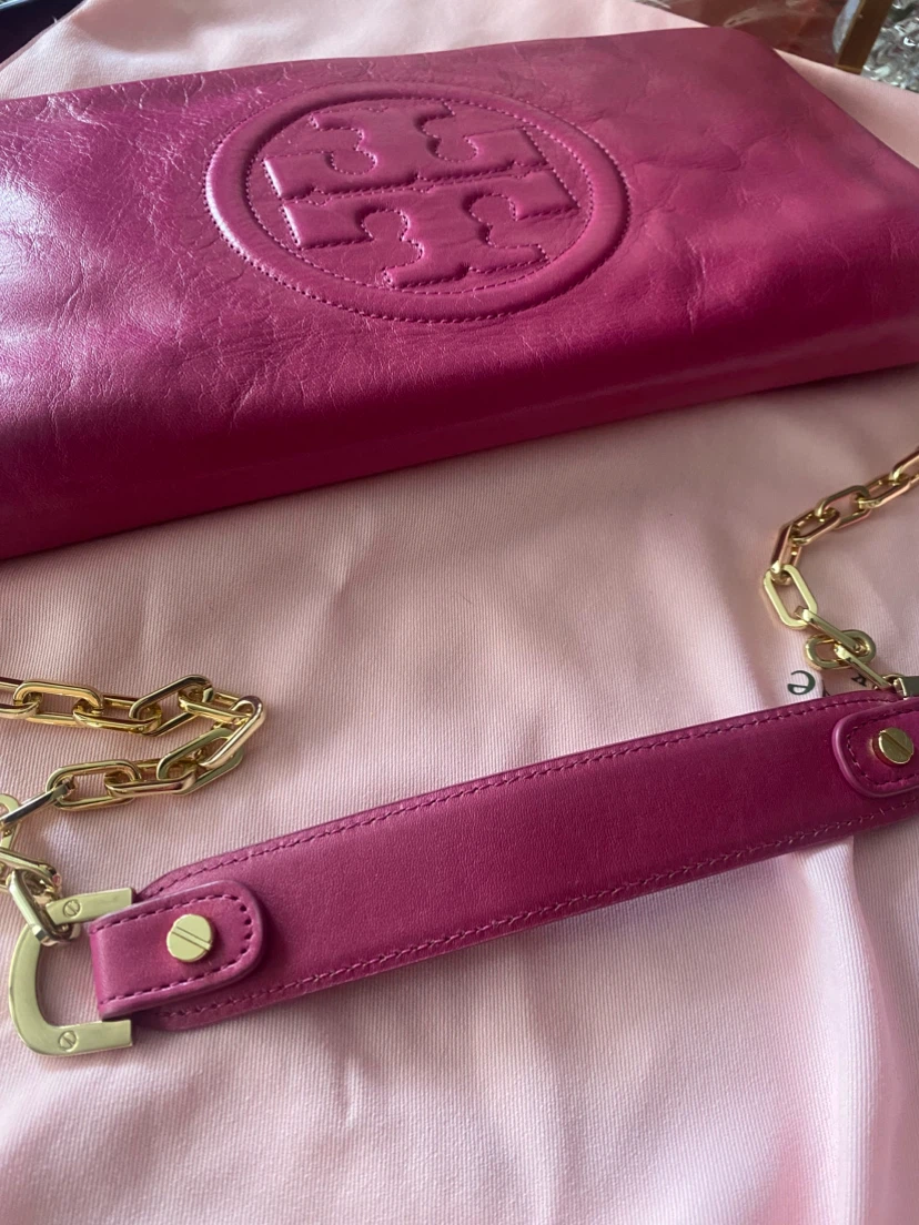 Tory Burch Hot Pink Leather Handbag - photo 5