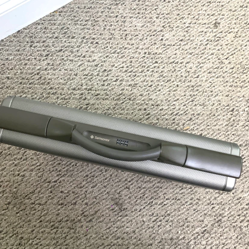 Briefcase Hard Shell Business Document Case Samsonite Grey - photo 3