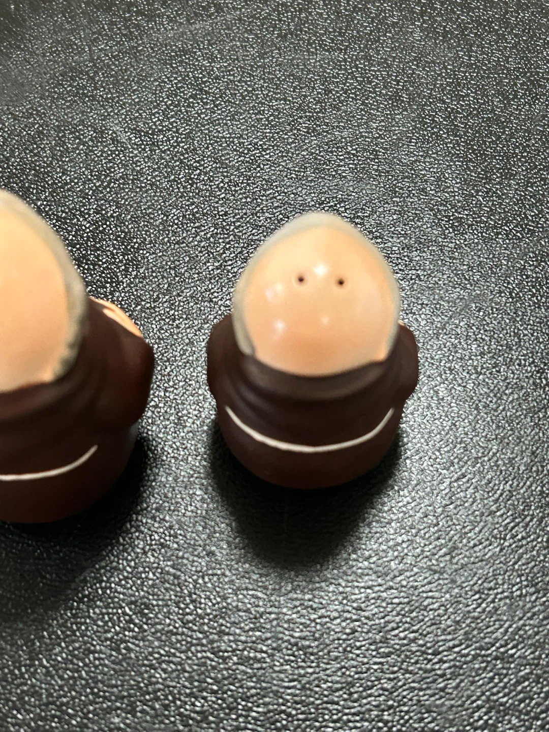 Vintage Ceramic Monk Salt and Pepper Shakers - photo 3