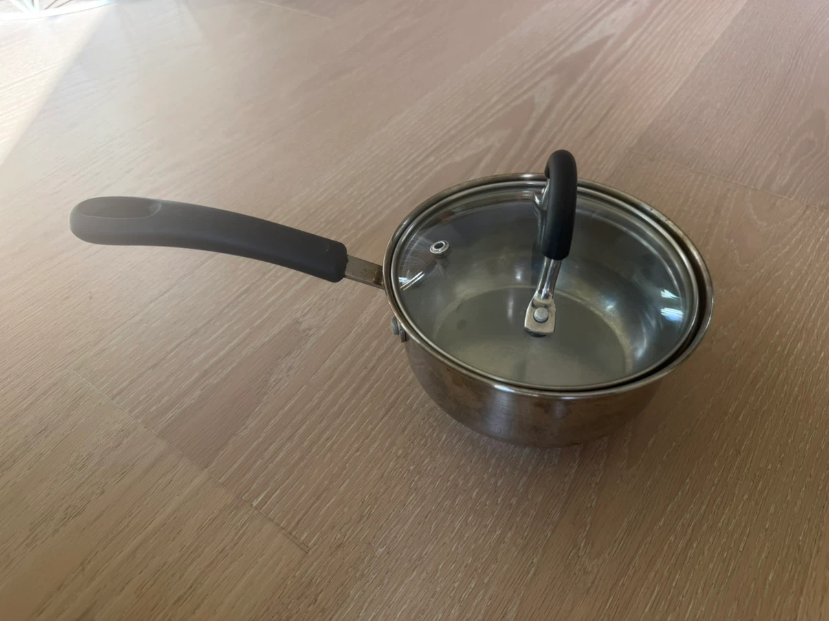 🏈Stainless Steel Small Saucepan with Lid