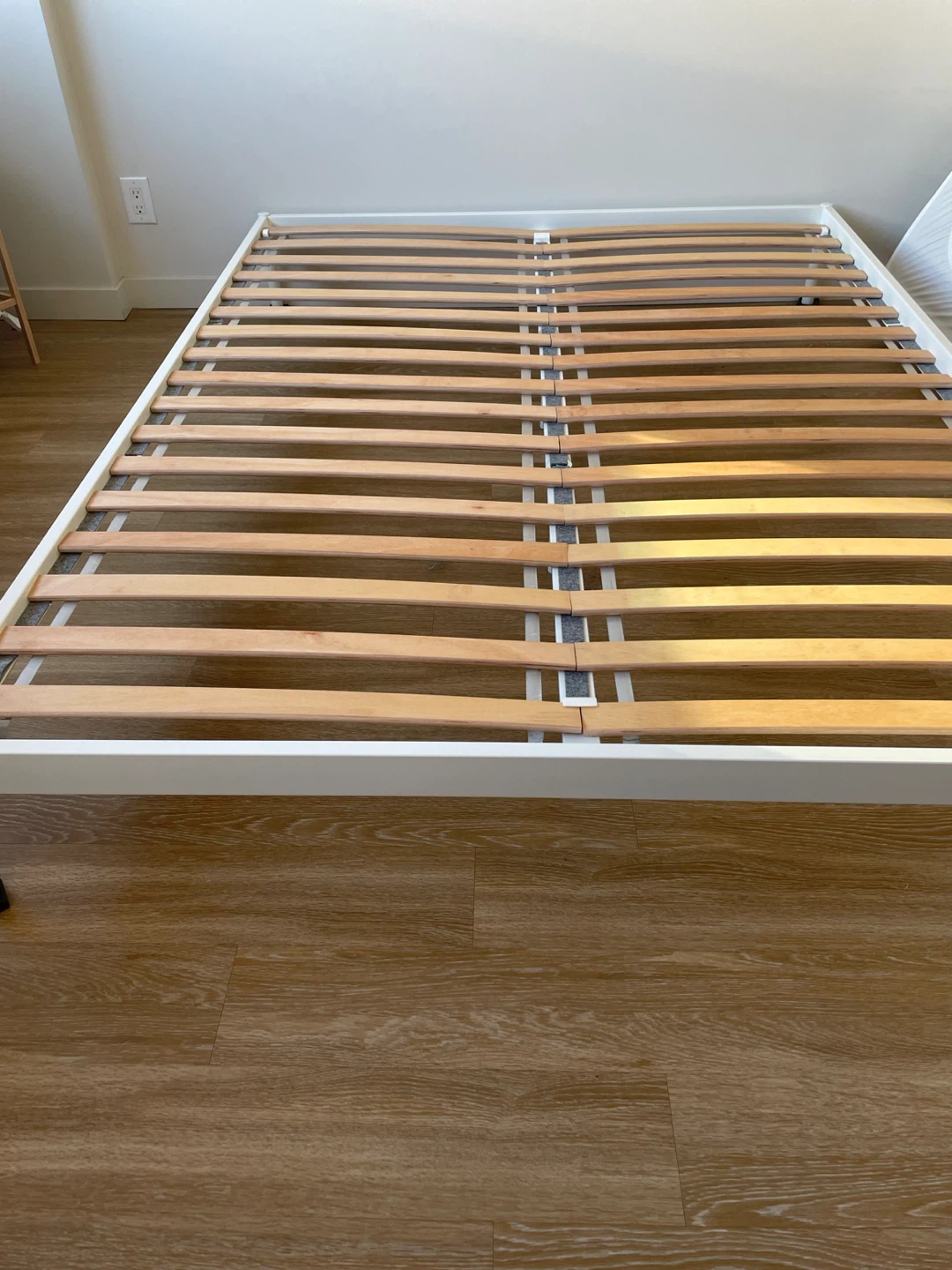 White IKEA bed frame - Queen - photo 3