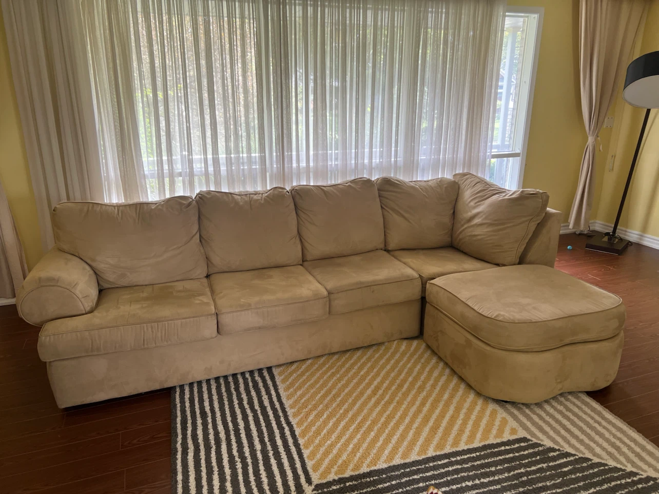 Sectional Sofa + Ottoman