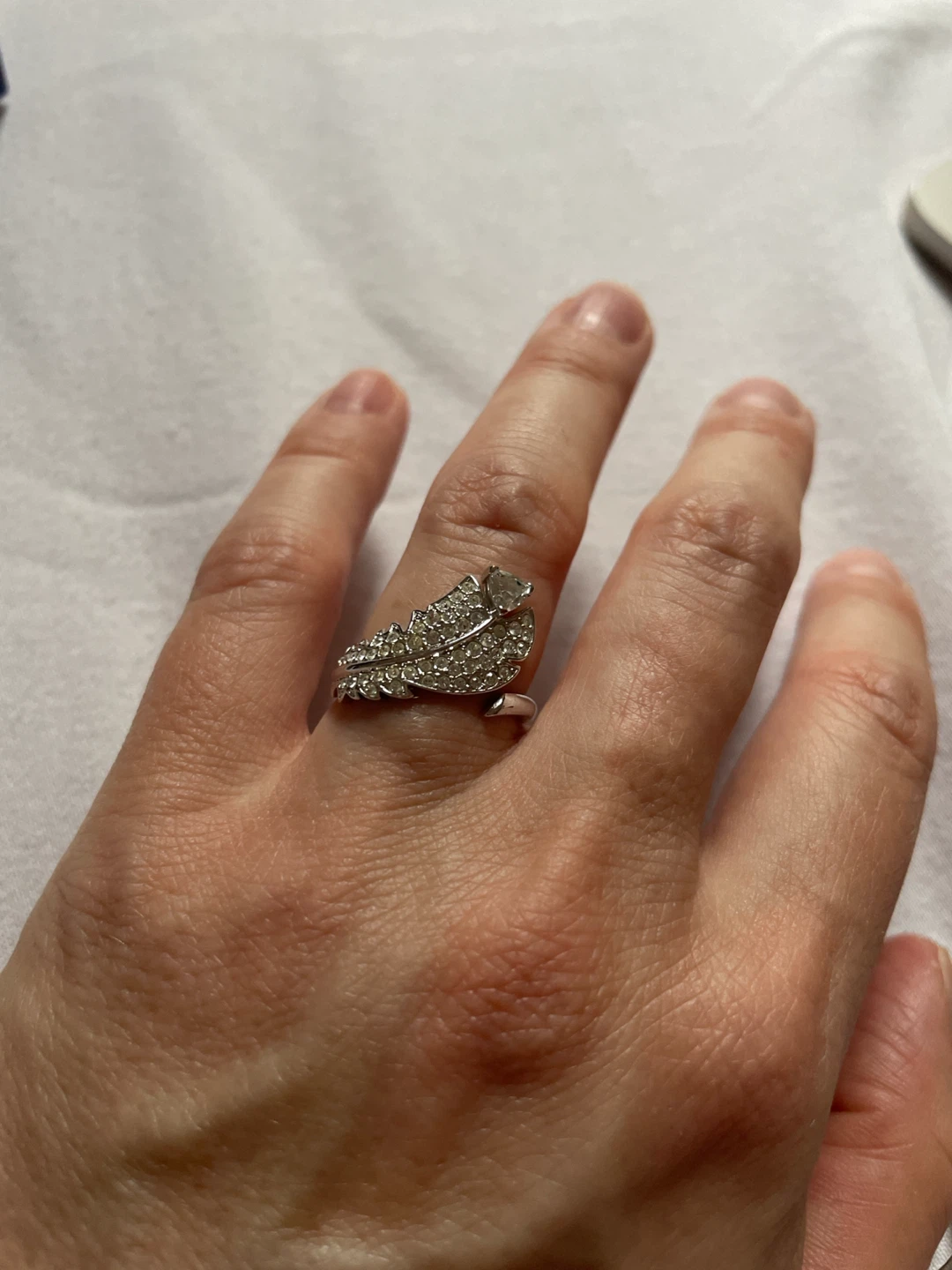 Swarovski Feather Jewelry Set with Ring - photo 5
