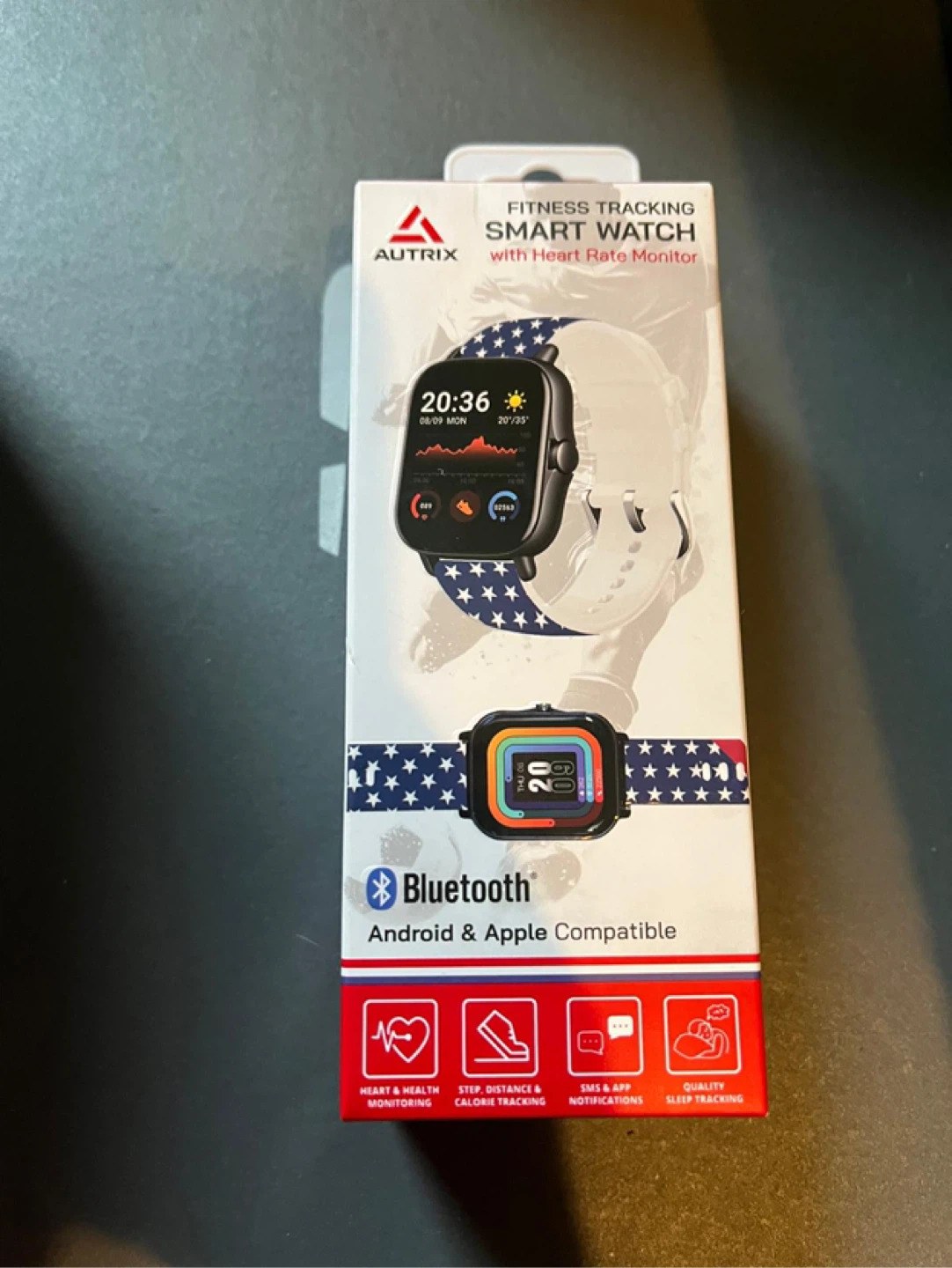 Autrix Fitness Tracking Smart Watch 🏈