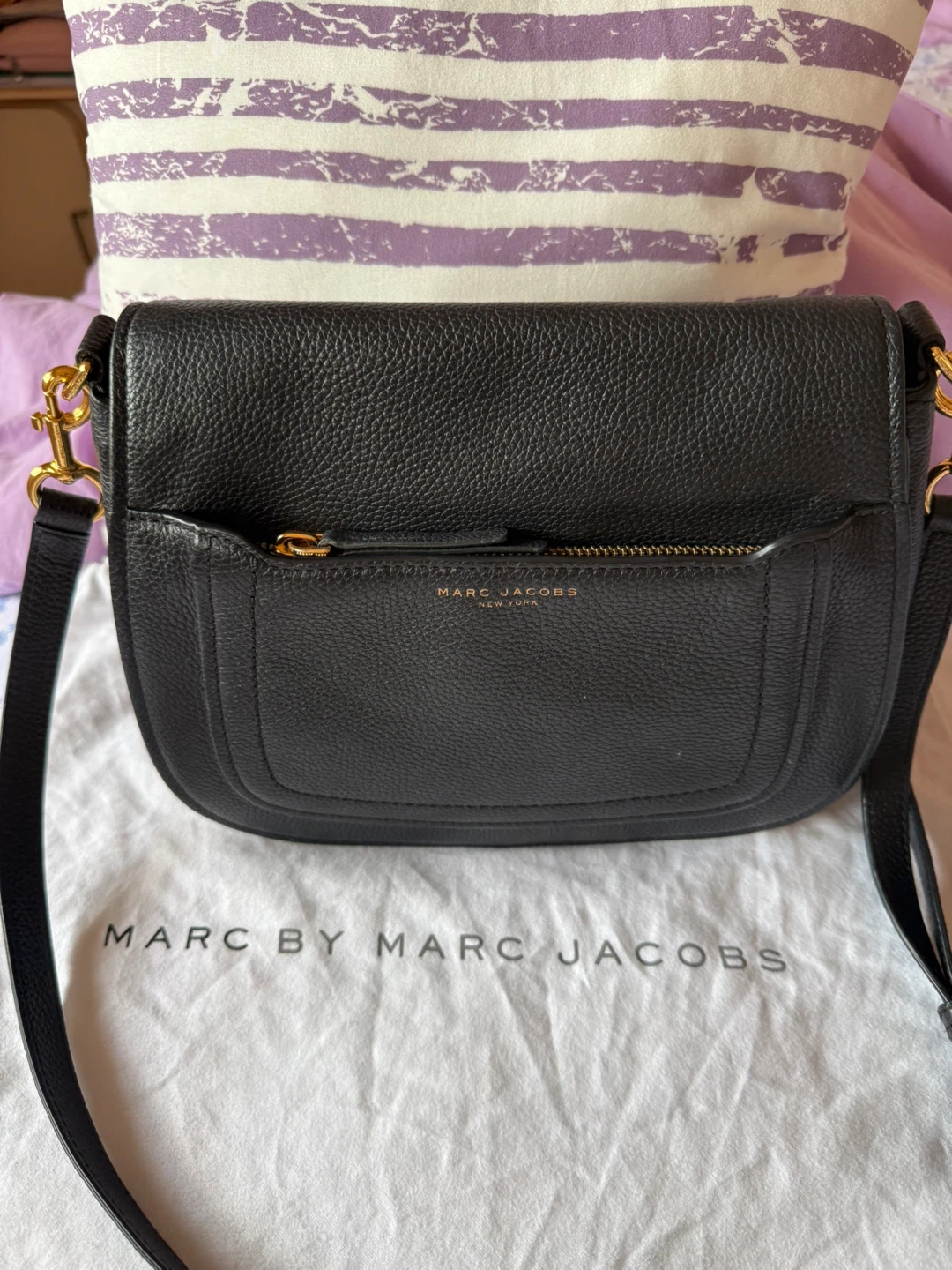 Marc by Marc Jacobs Black Leather Crossbody Bag
