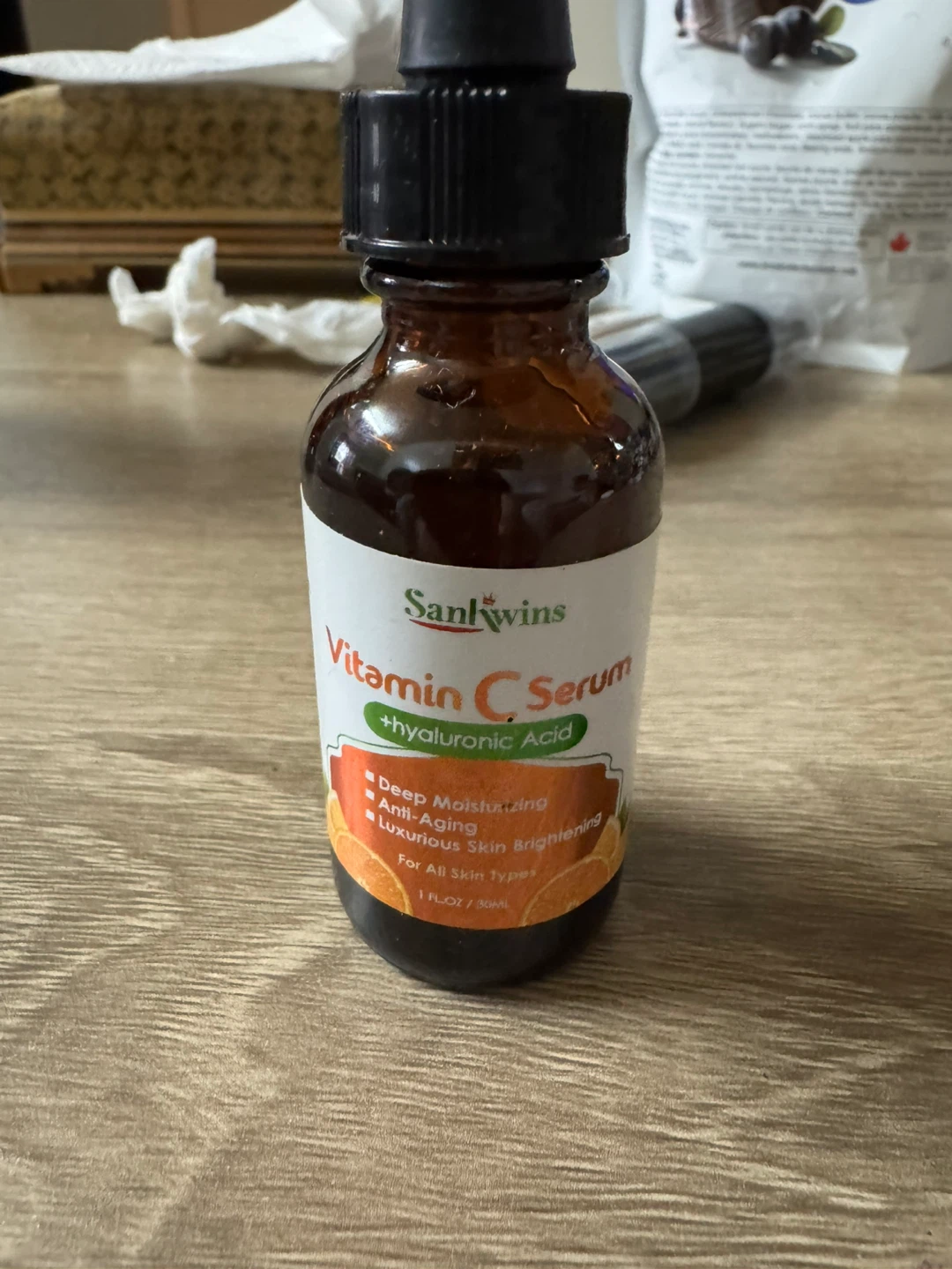 Sankwins Vitamin C Serum with Hyaluronic 🏈 Acid