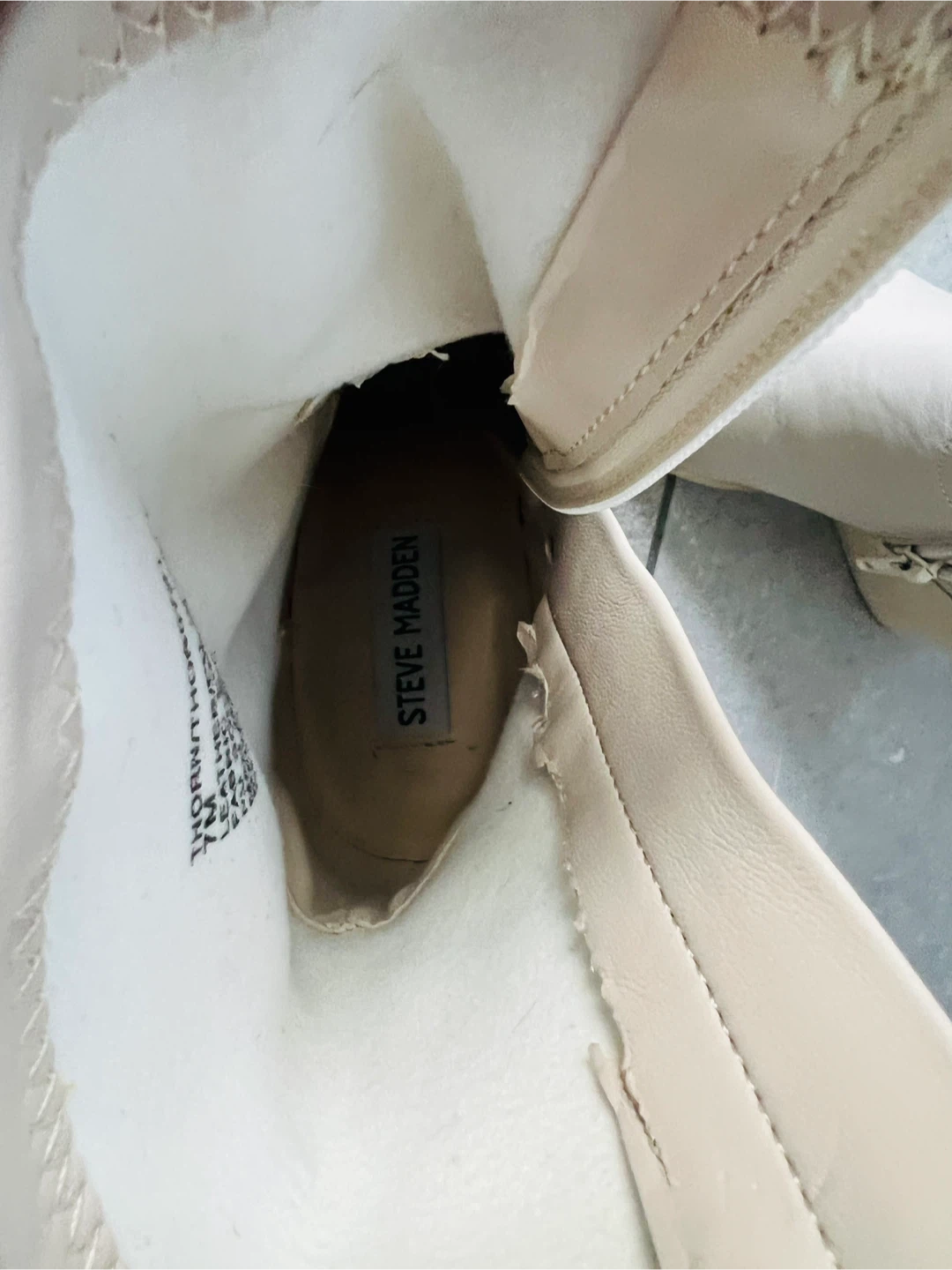 Steve Madden Cream Boots (Size 7) - photo 2