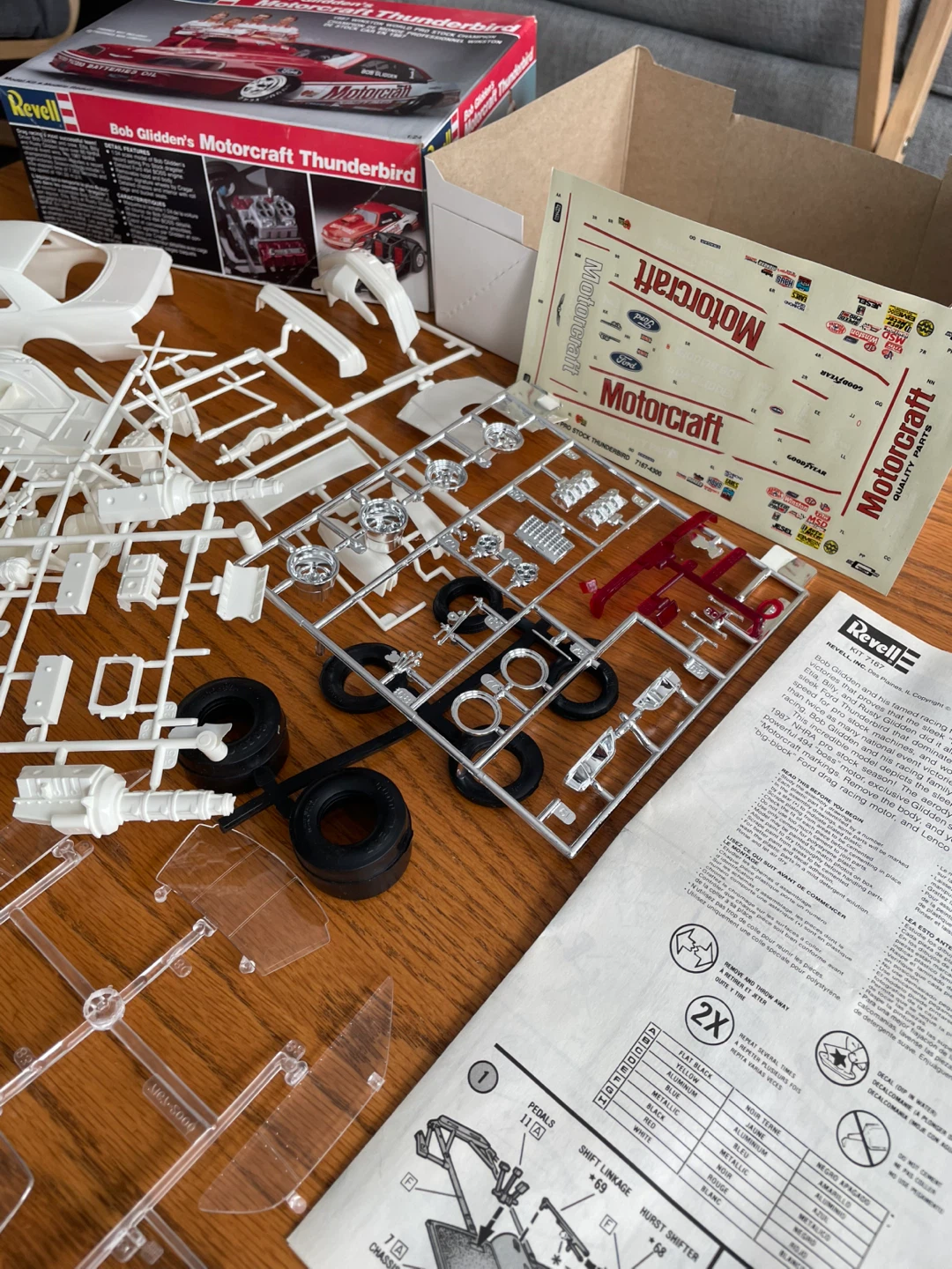 Revell Bob Glidden Motorcraft Thunderbird Model Kit - photo 3