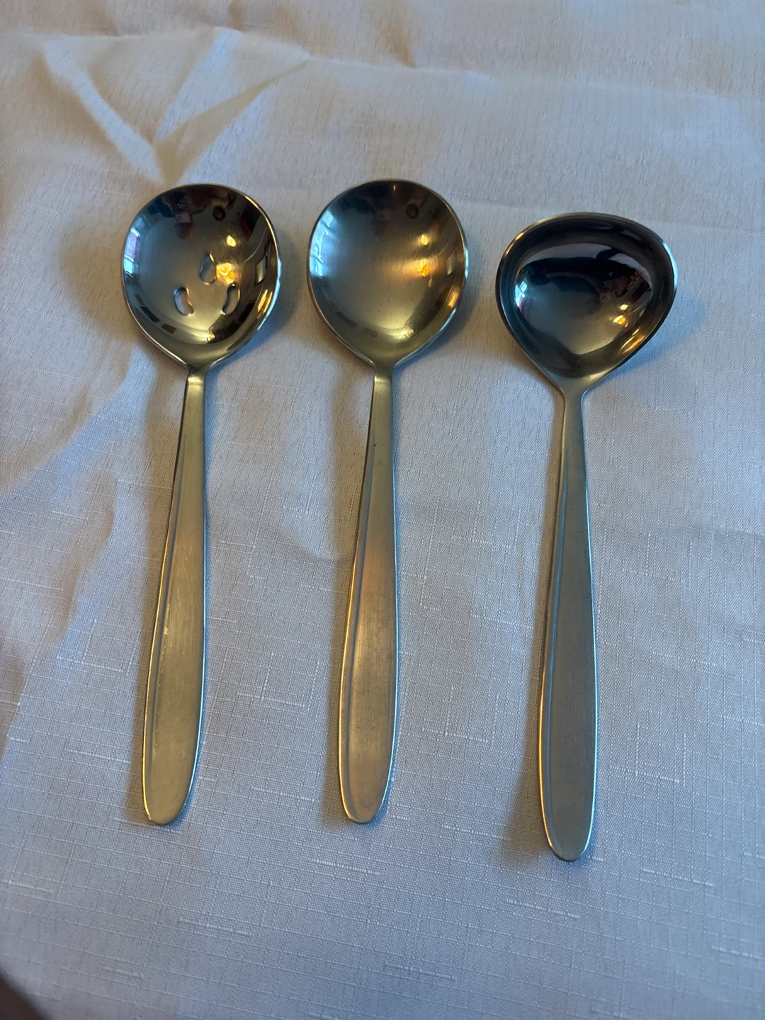 Set of 3 Stainless Steel Serving Utensils