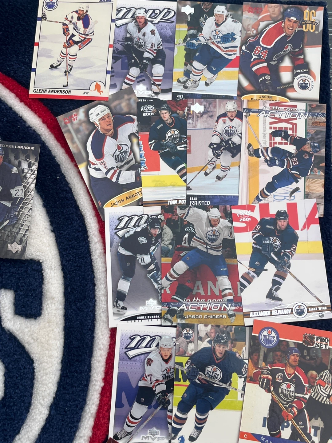 Edmonton Oilers Mat (20x30) + FREE Hockey Card Collection! - photo 5