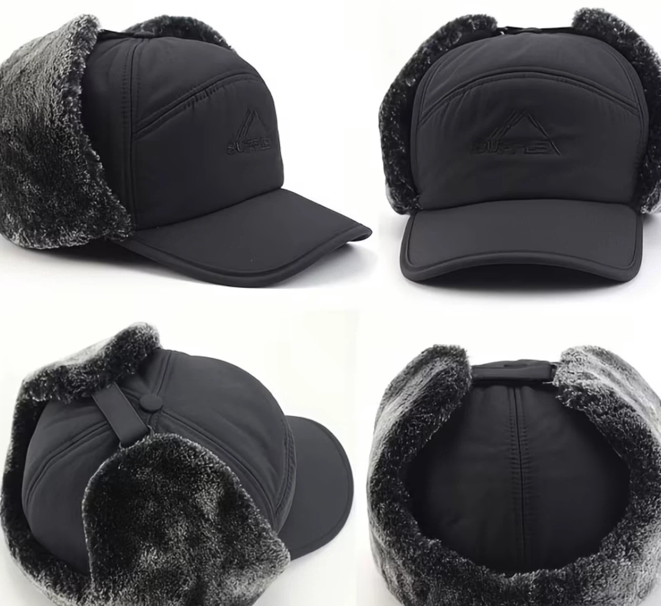 Supplex Winter Trapper Hat with Face Mask - photo 2