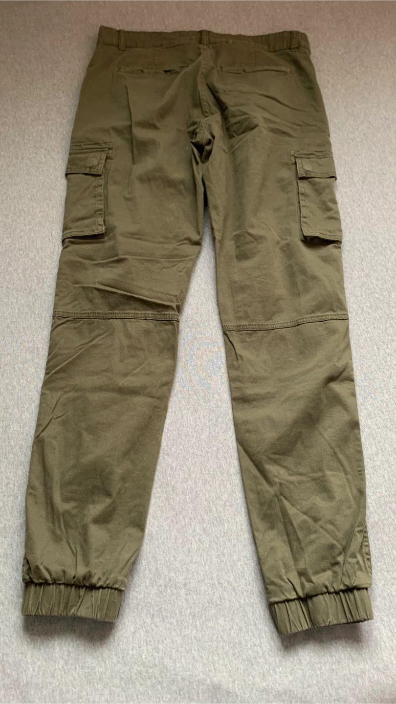Only & Sons Olive Green Cargo Cuff Pants W32 L34 🏈 - photo 2