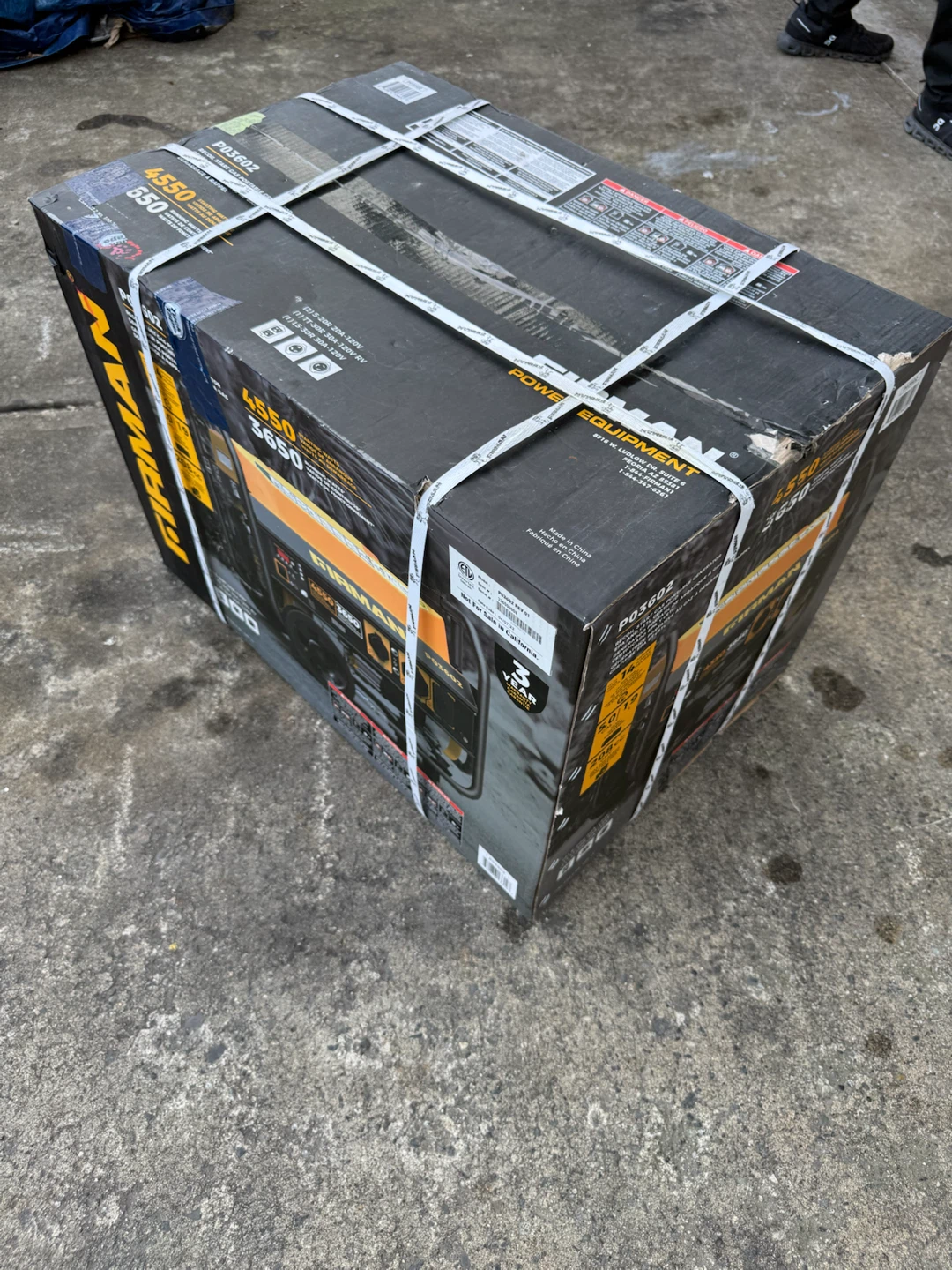 Firman P03602 Portable Gas Generator