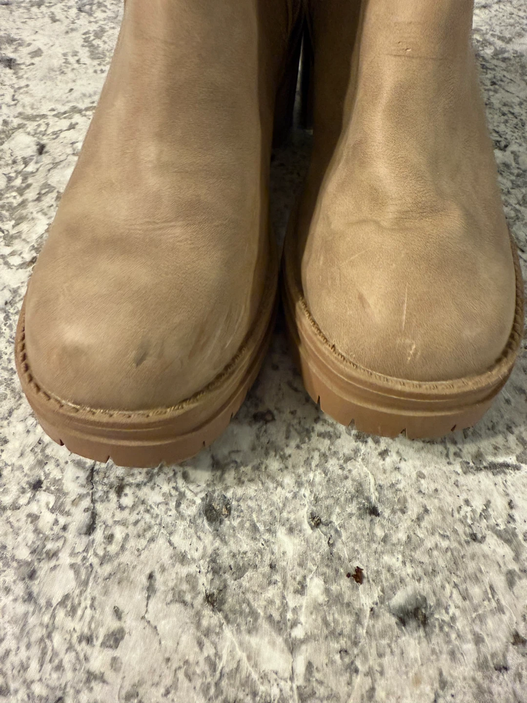 Tan Chelsea Platform Ankle Boots - photo 4