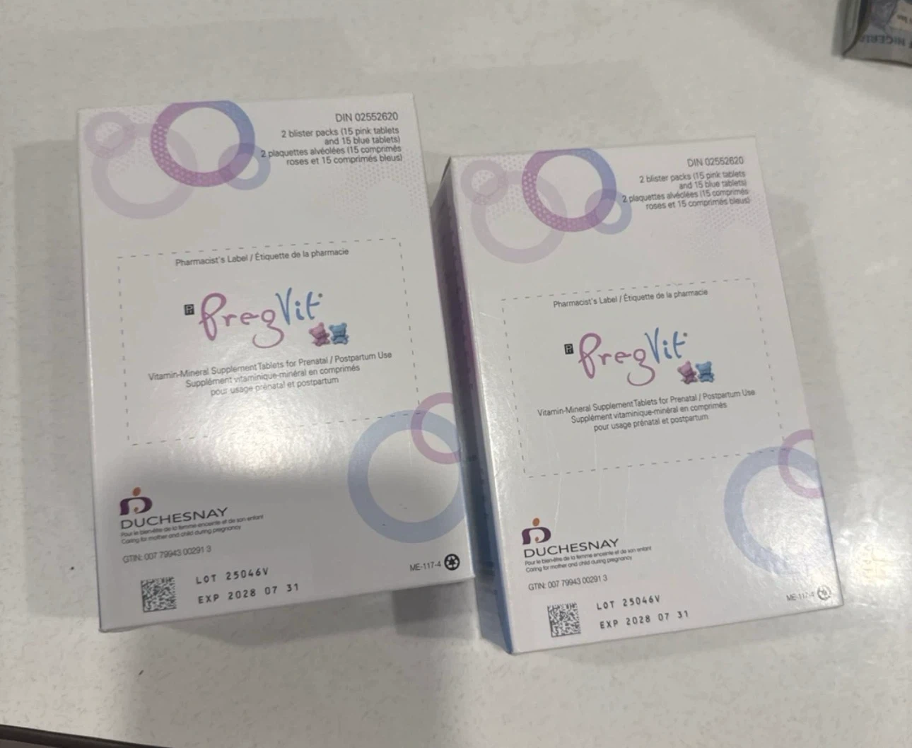 PregVit Vitamin-Mineral Supplement Tablets - 2 Boxes