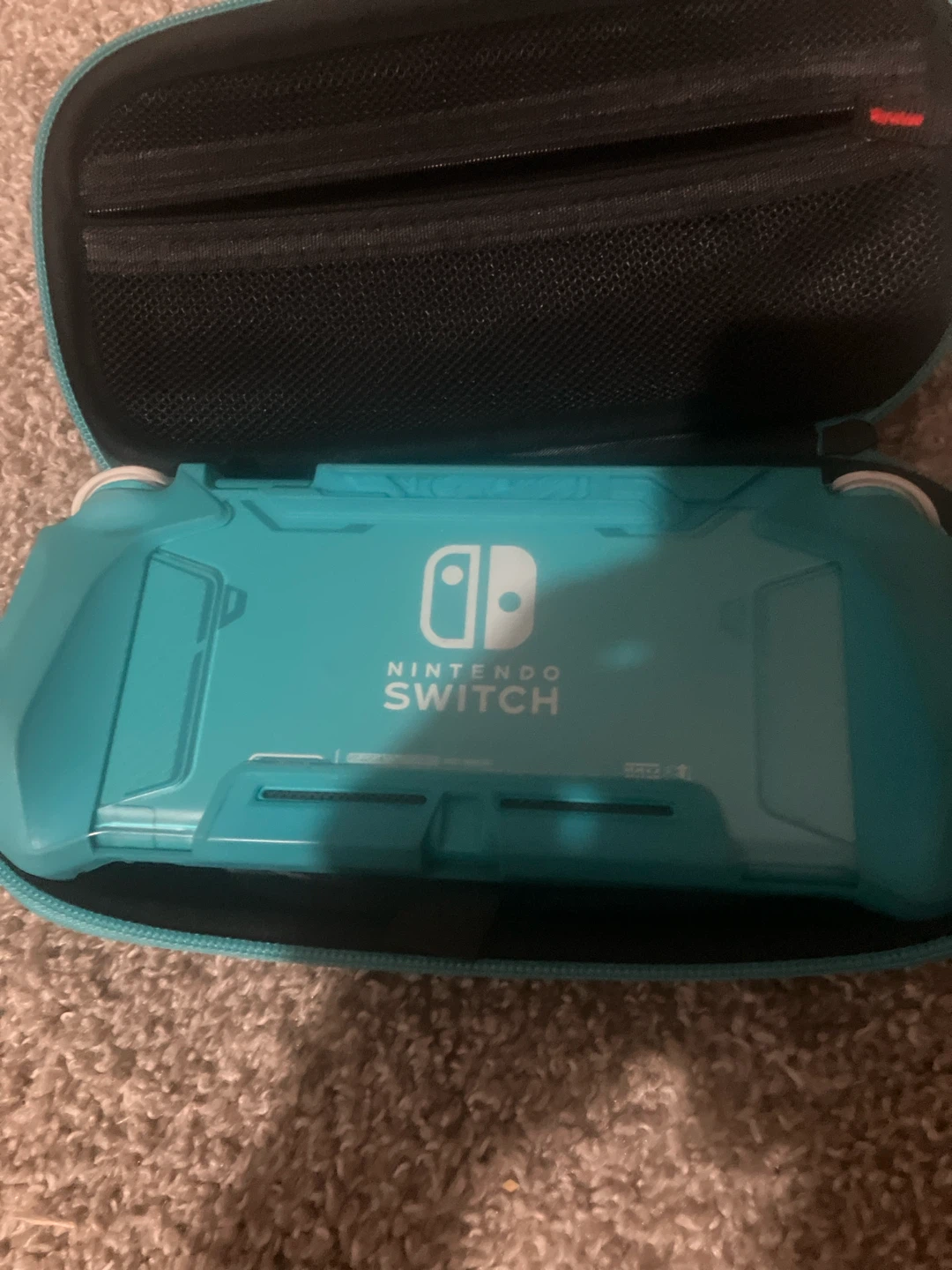 Nintendo Switch Lite Turquoise with 3 Games - photo 3
