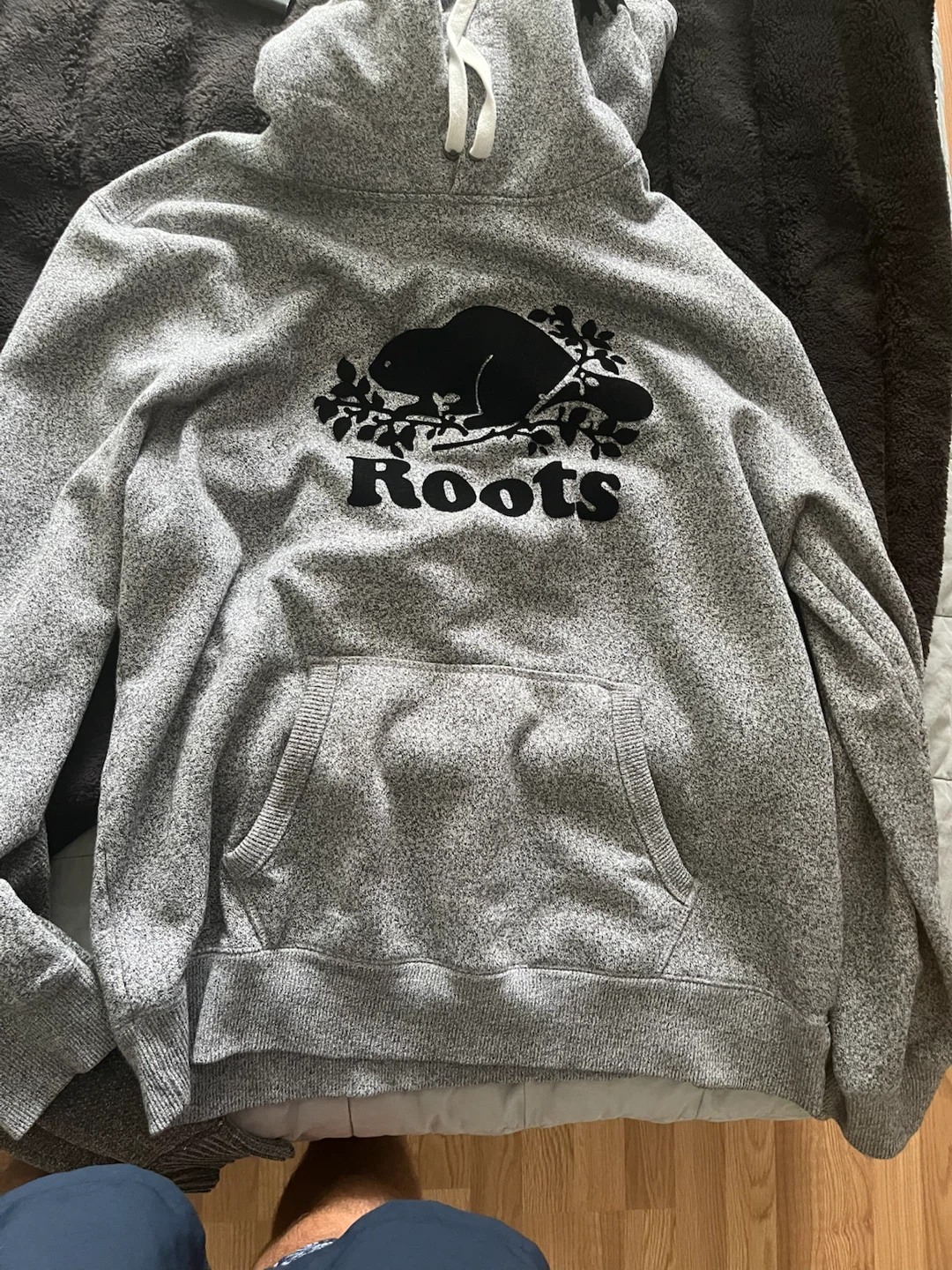 Roots Grey Beaver Hoodie