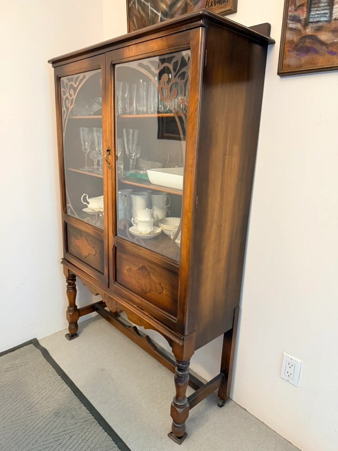 Antique China Cabinet - photo 2