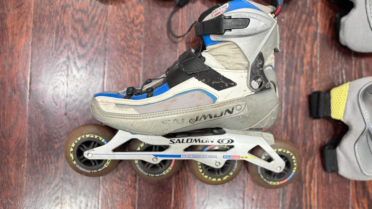 245mm, Salomon Inline Skates with Protective Gear Set - photo 2