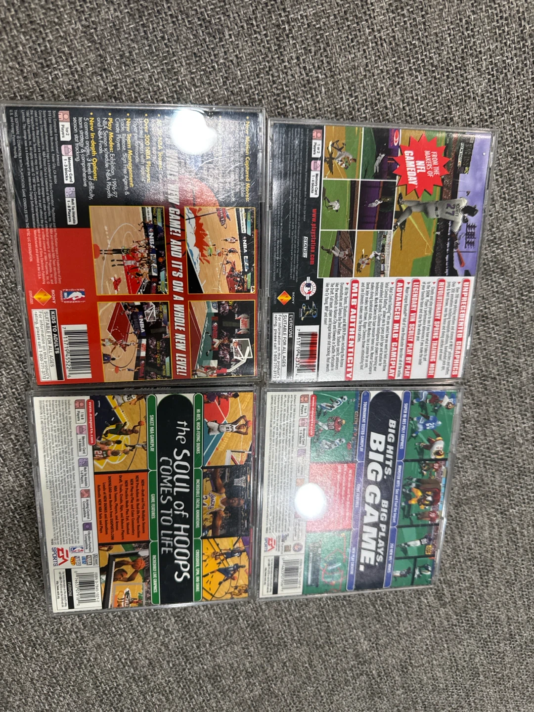 RETRO LOT, Set of 5 PlayStation Sports Games - photo 4